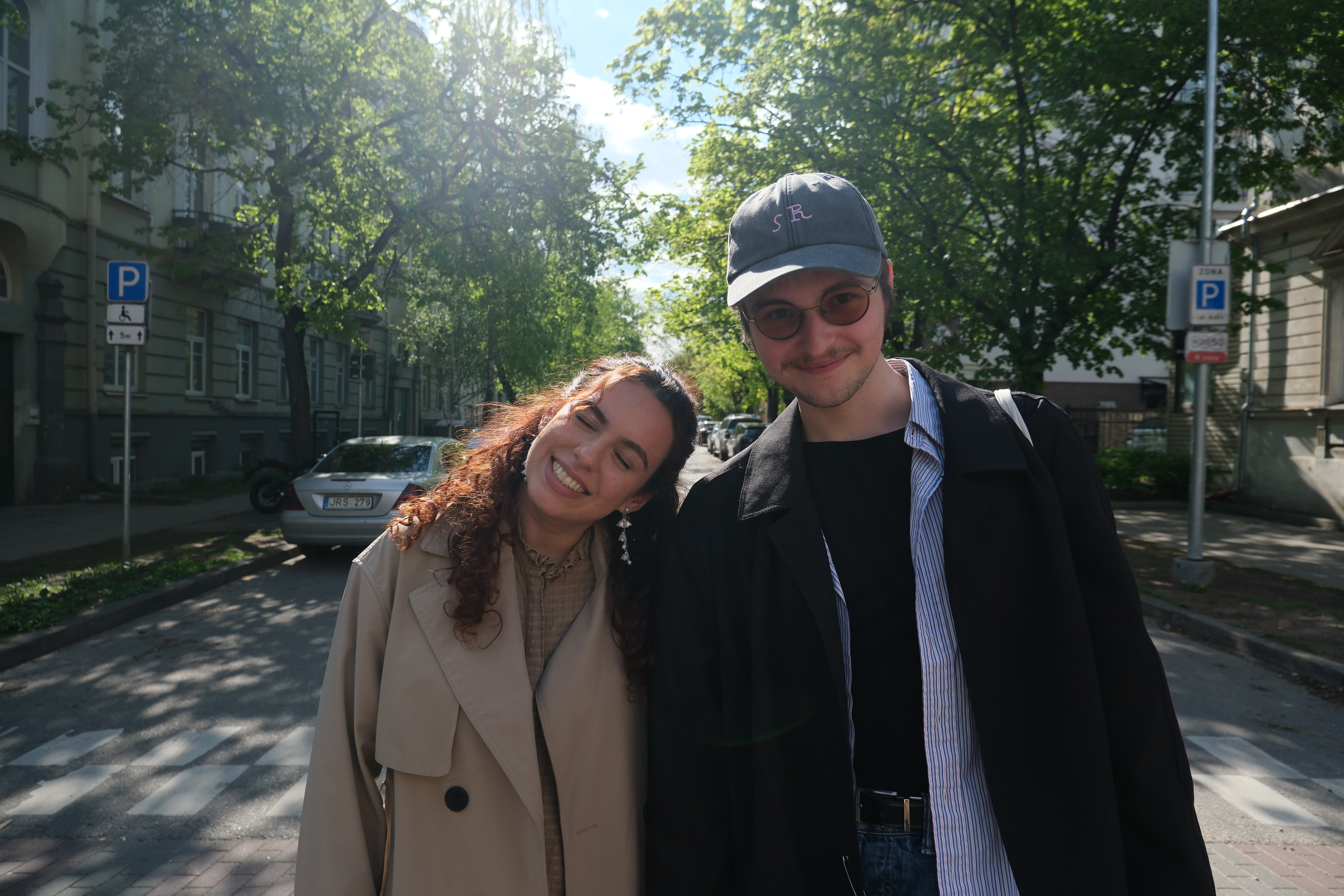 Sarah Bakšytė and Gediminas Poškus, NARA young journalists, Spring 2026.
