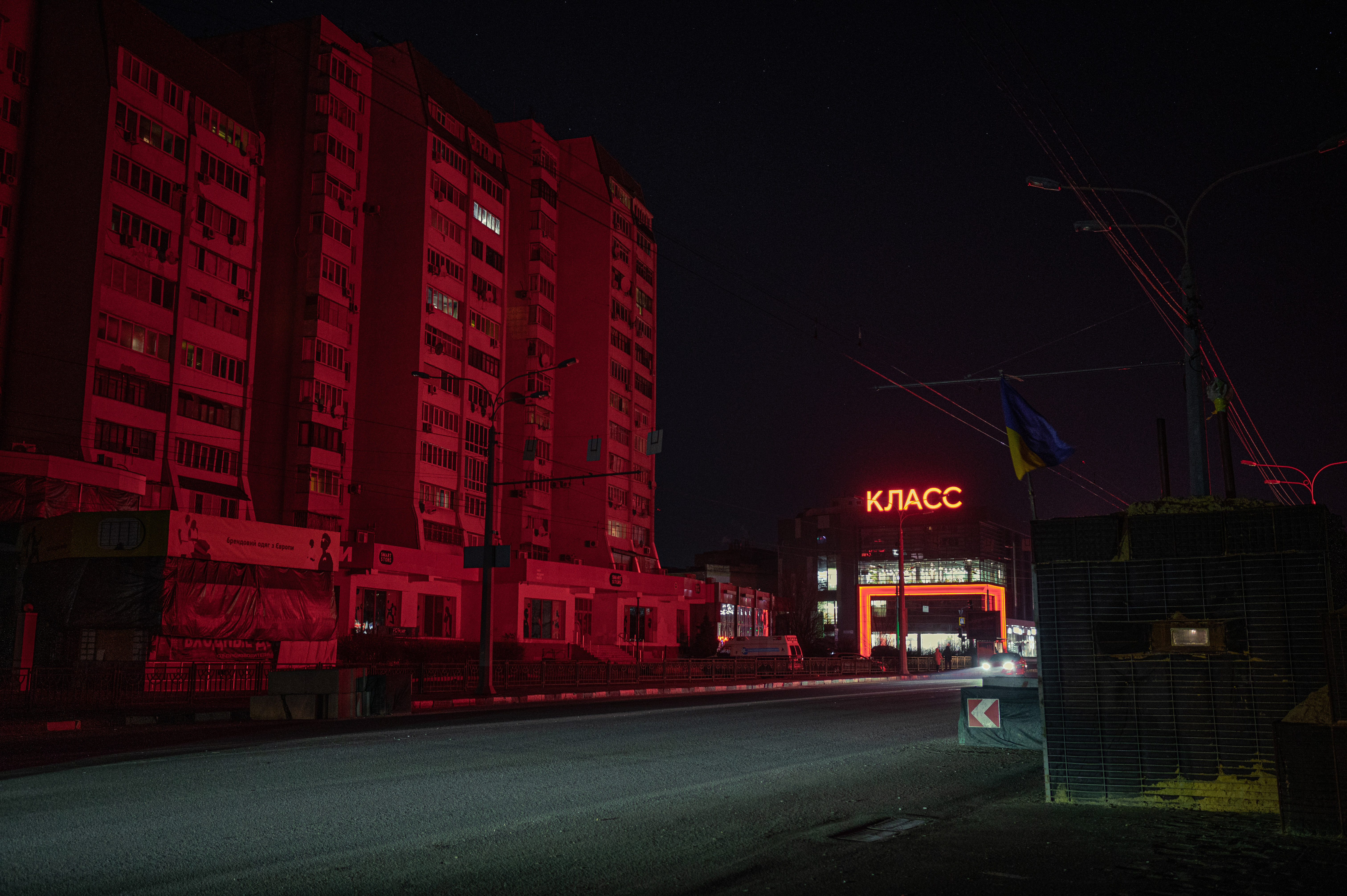 Kharkiv engulfed in darkness. January 2023. ©Denis Vėjas