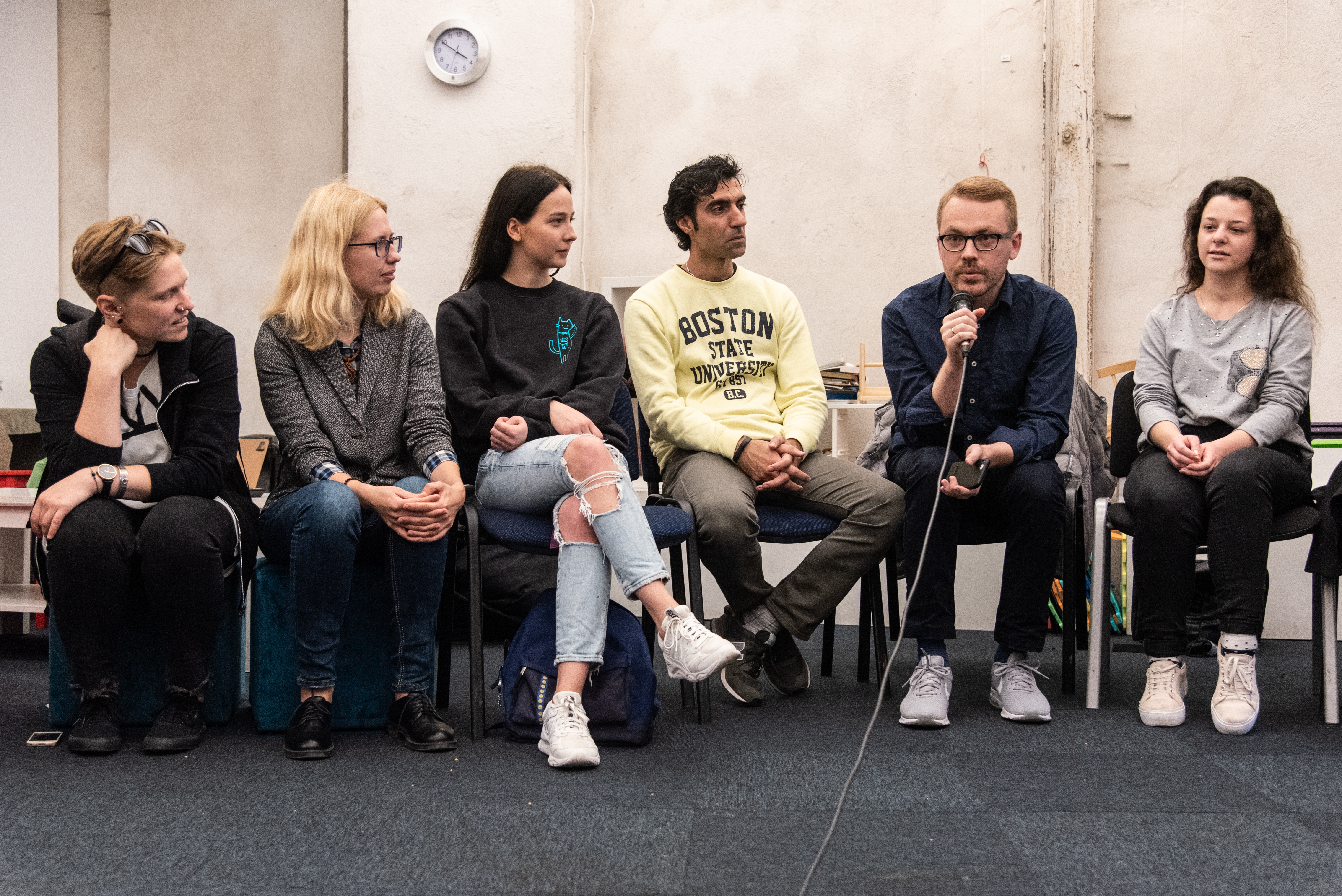 'For a person like me, the most important part is freedom. I am grateful that Lithuania helps us not only in a personal but also in a political way' – Vsevolod Chernozub, a political refugee from Russia. ©Severina Venckutė
