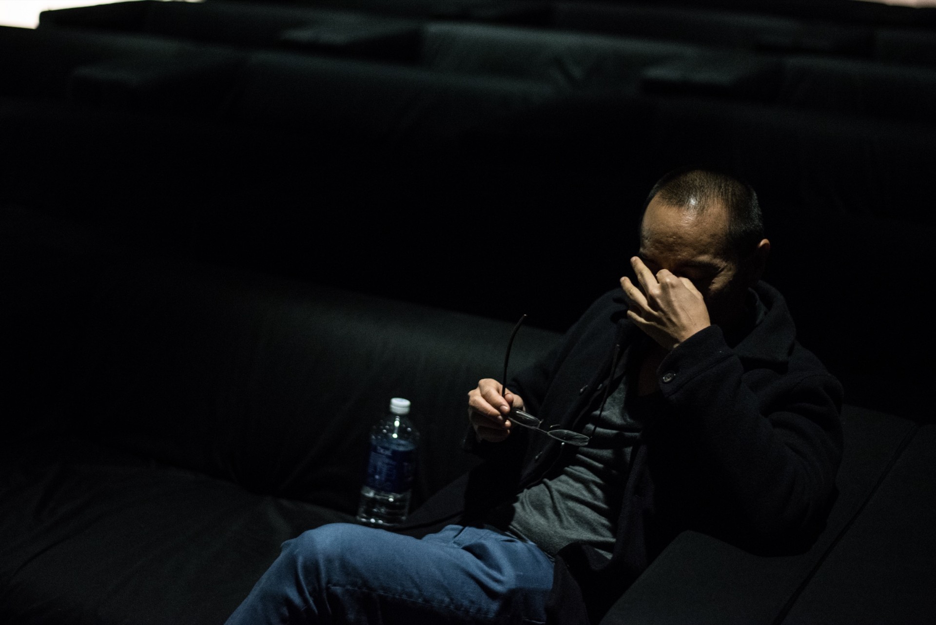 Apichatpong Weerasethakul before the interview in Contemporary Art Centre in Vilnius. ©Berta Tilmantaitė