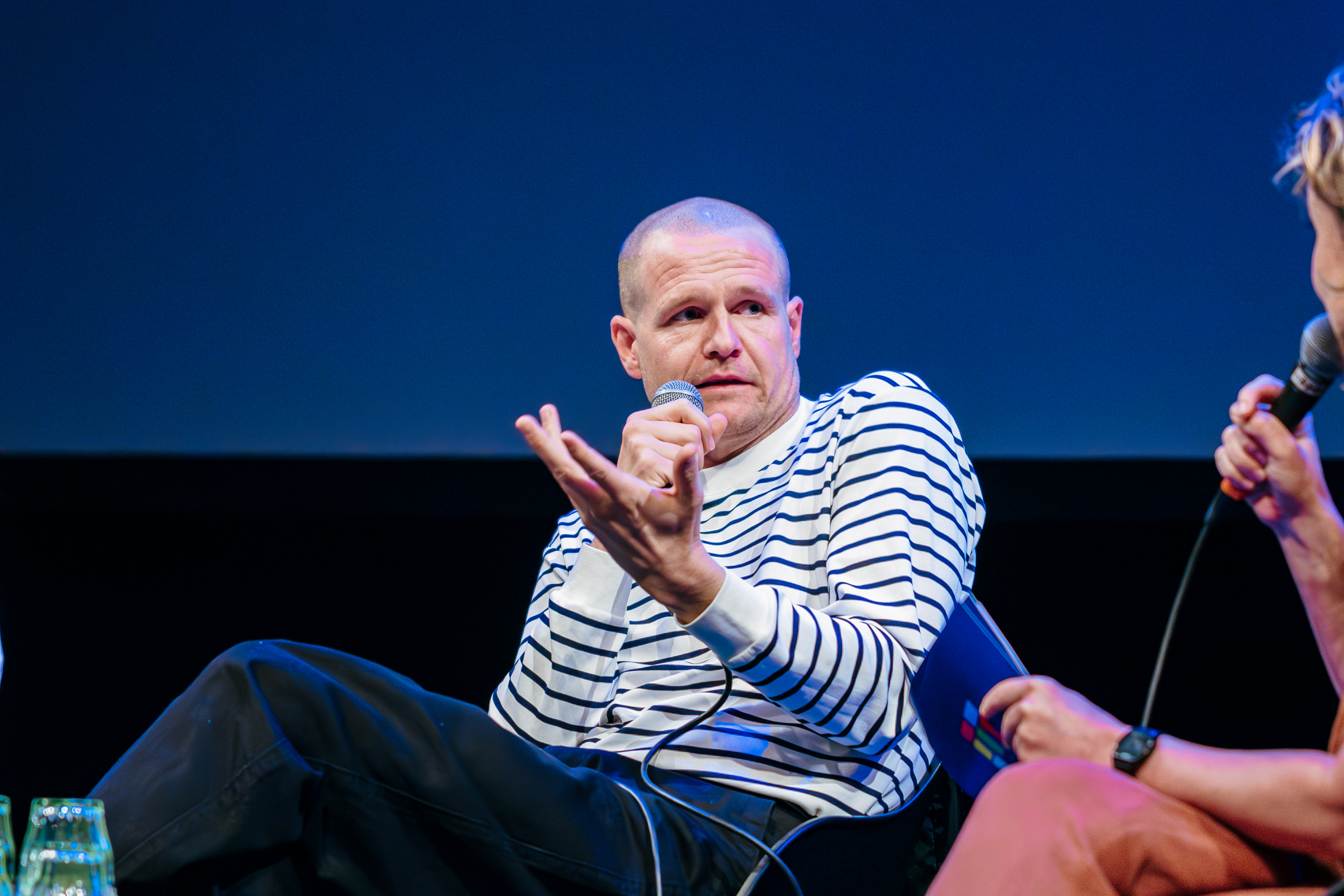 Norwegian director Tommy Gulliksen at the Movies that Matter human rights film festival. “It’s very arrogant to say ‘We don’t need NATO’ and just pull up the ladder,” he tells the NARA podcast. “You need to take people with you – because while you take NATO for granted, others rely on it.” ©Jassir Jonis