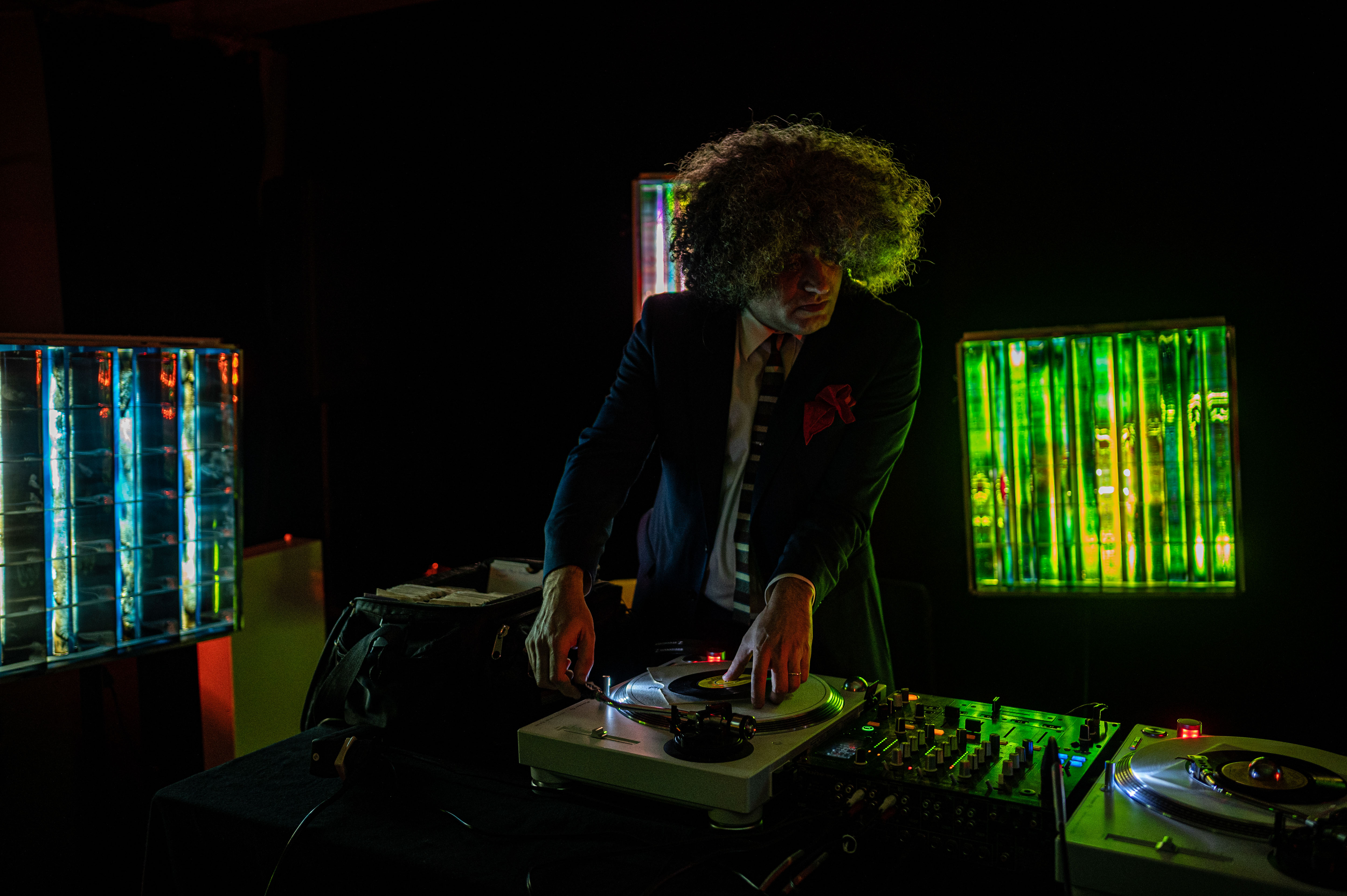 Ernesto Chahoud playing at SODAS 2123, Vilnius, November 2024. ©Denis Vėjas