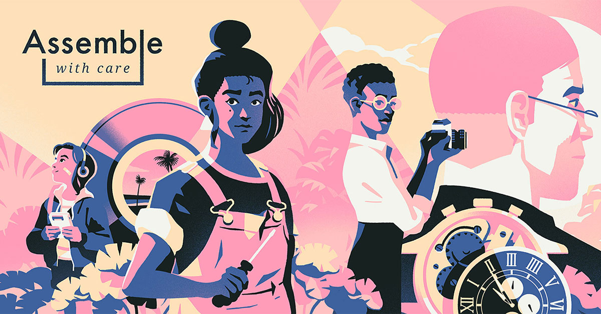 Assemble with Care is the latest game Austin has worked on – a launch title of Apple Arcade service, it garnered a lot of attention for its visuals and story. Austin was one of the 15 people who prototyped, developed and shipped the game. ©ustwo games