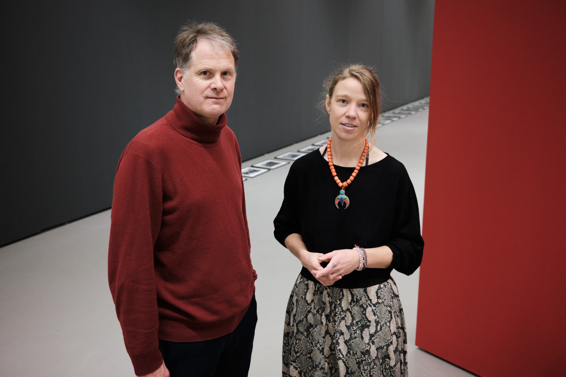 Artist Edwin Zwakman and scholar Eglė Murauskaitė at the National Art Gallery in Vilnius ©Karolis Pilypas Liutkevičius ©Karolis Pilypas Liutkevičius