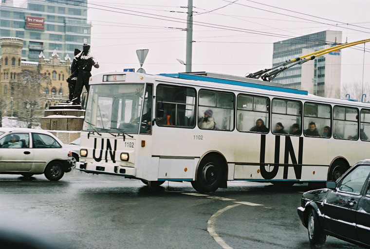 From the project UNVIL, 2004, Vilnius, Lithuania. ©Edwin Zwakman