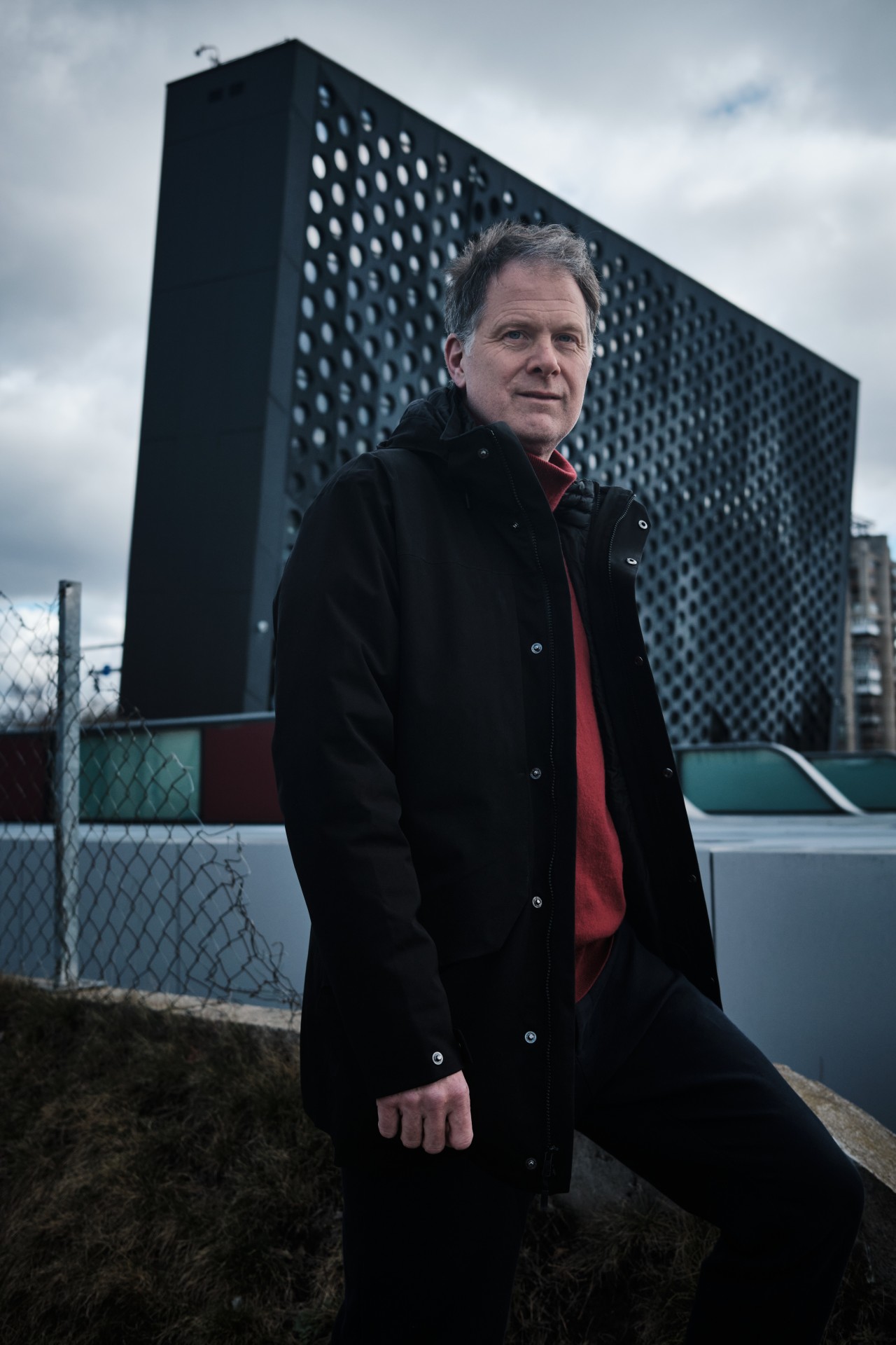 Dutch artist Edwin Zwakman in Vilnius, 19 years after his UN simulation work was presented in the city. ©Karolis Pilypas Liutkevičius