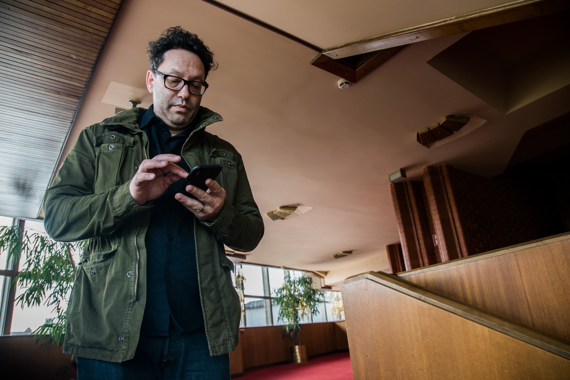 „Technology is neutral. It just enables us to do something. It’s the human nature that we need to work with“, says Toby. ©Mindaugas Drigotas