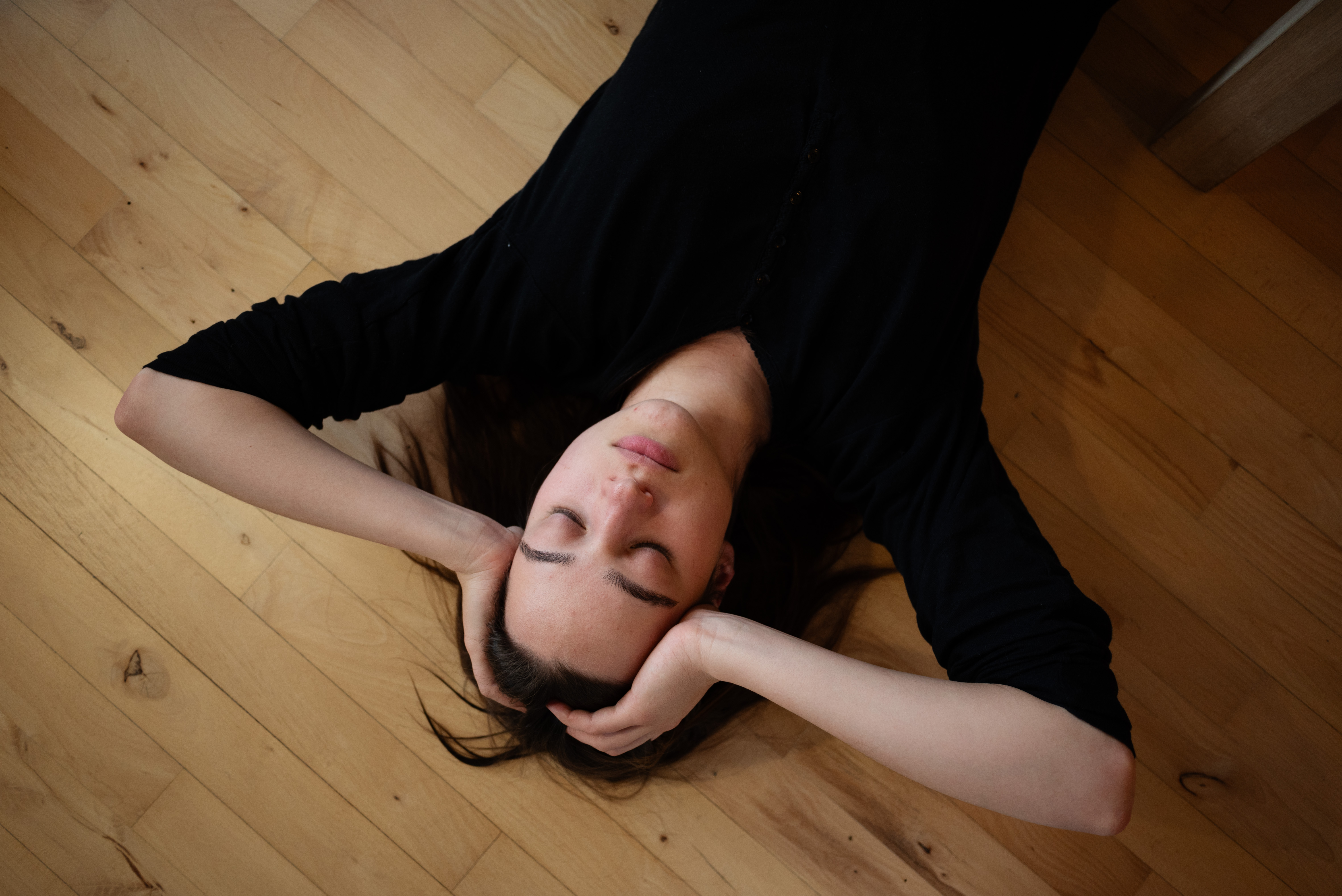 Aleksandra rarely gets quality sleep. One of the main symptoms of her PTSD is nightmares about war. ©Julija Stankevičiūtė