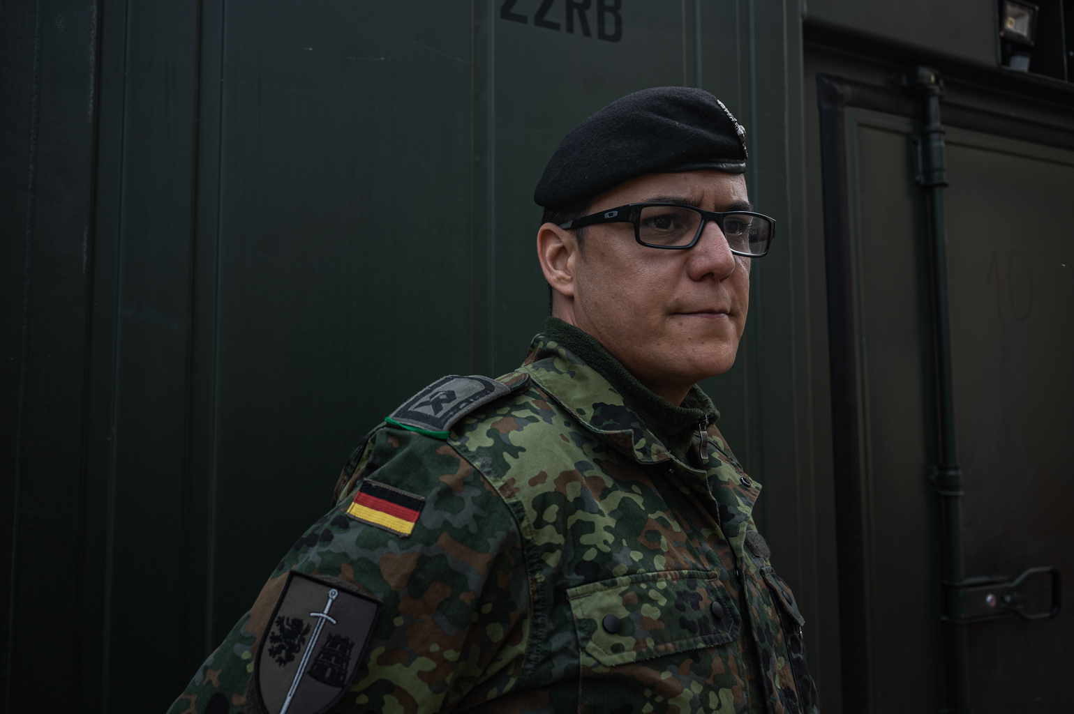 For Raphael, being stationed in Lithuania reflects a sense of duty. “We would give the most valuable thing we have – our lives,” he says. ©Denis Vėjas