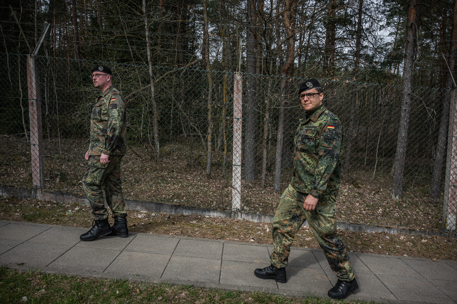 Danny and Raphael were among the first to arrive in Lithuania, helping to lay the groundwork for Germany’s first permanent foreign brigade. ©Denis Vėjas