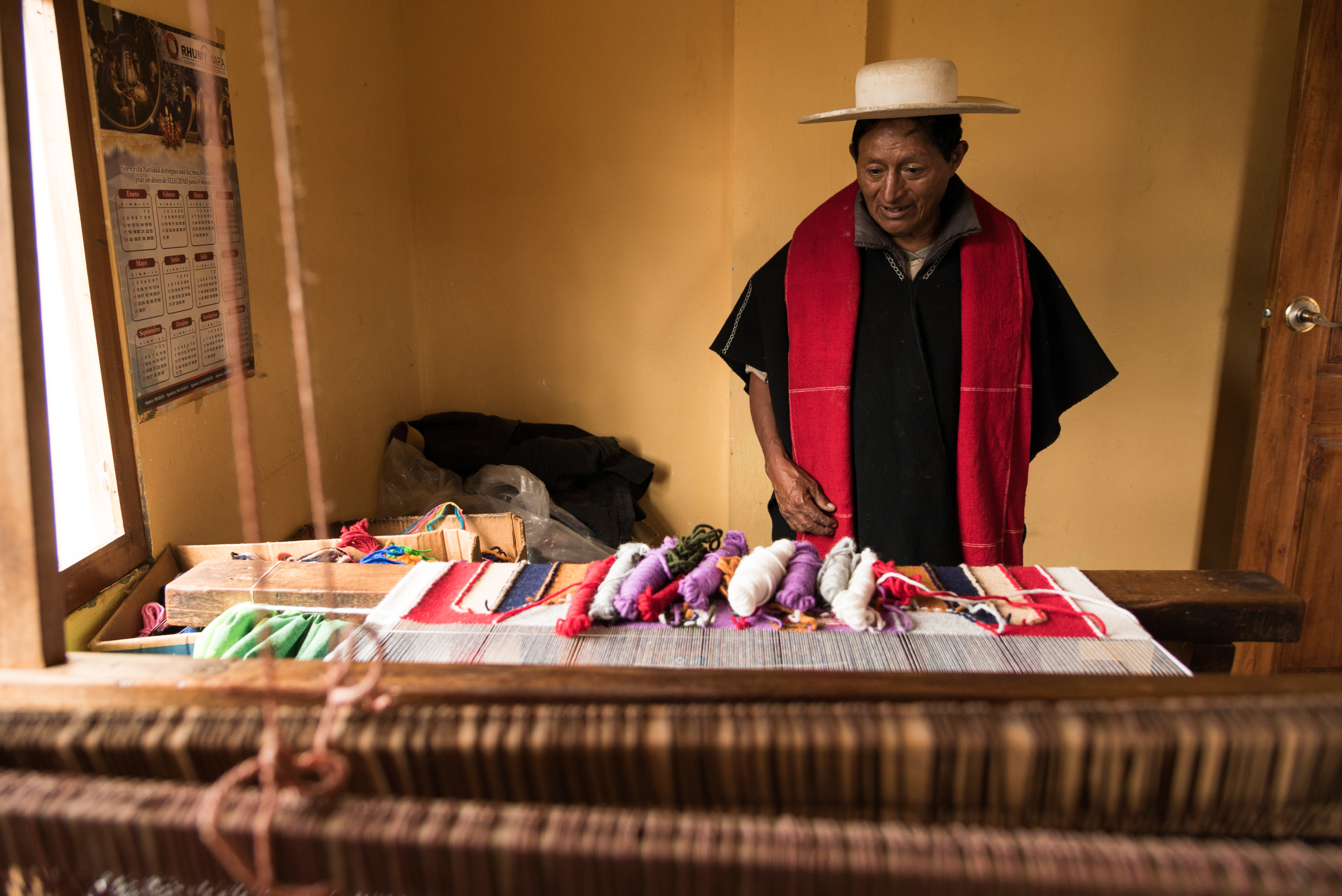 Manuel Chiliquinga (63) from Sanjaloma, Salasaca, Ecuador.