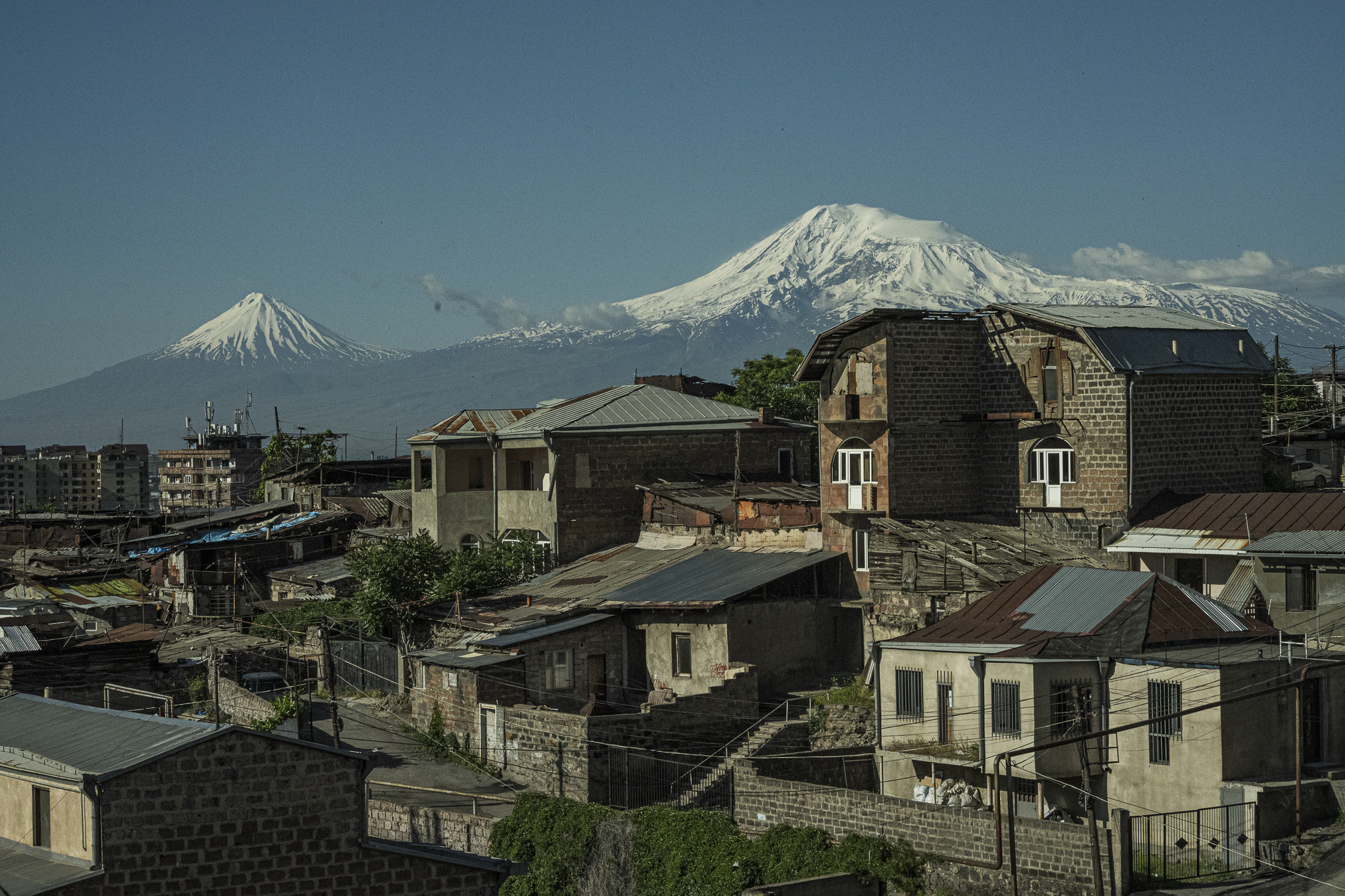 Mount Ararat is clearly visible from many parts of Yerevan. © Denis Vėjas