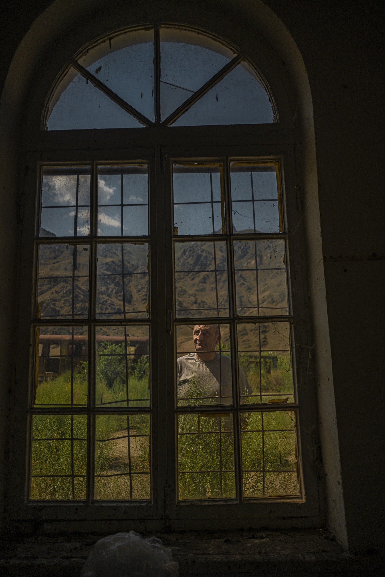 Long-serving railway worker Armen Davtyan. ©Denis Vėjas