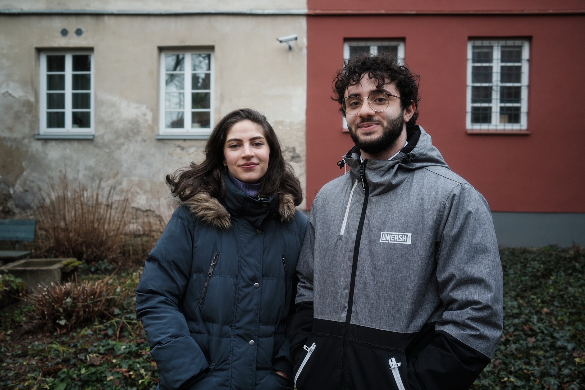 Noura and Michael in Vilnius, December 21st, 2023. ©Karolis Pilypas Liutkevičius
