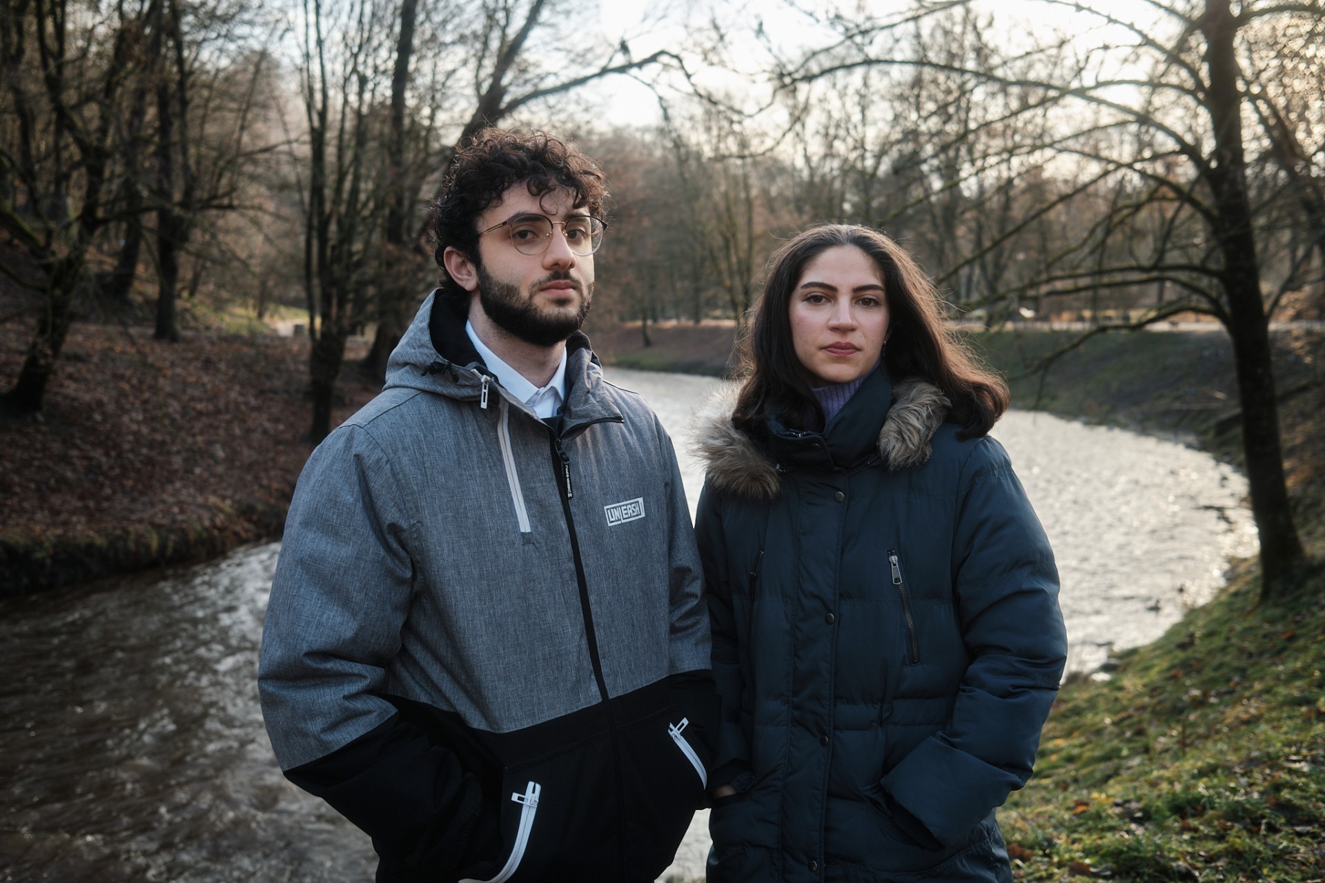 Michael and Noura in Vilnius, December 21st, 2023. ©Karolis Pilypas Liutkevičius ©Karolis Pilypas Liutkevičius