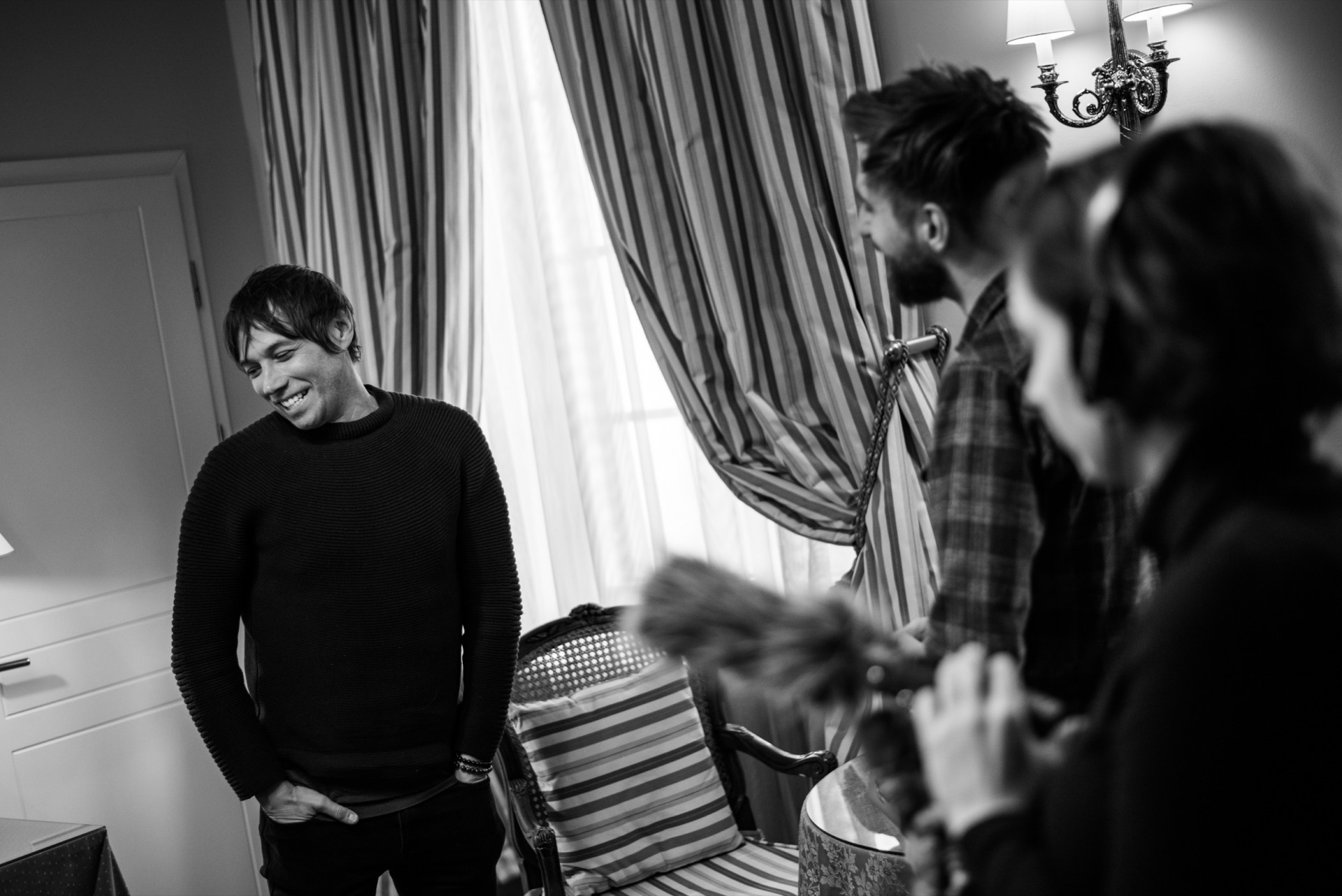 Sean Baker during the interview in his hotel room, Vilnius, Lithuania. ©Berta Tilmantaitė