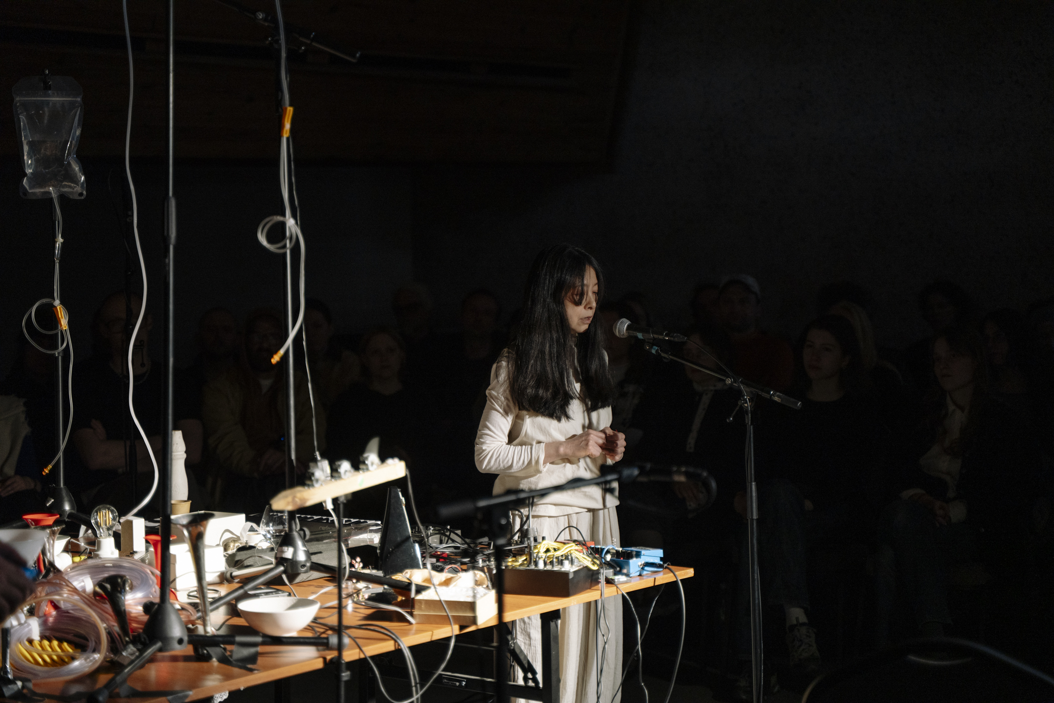 Takako Minekawa, a pioneering Japanese experimental musician, performing at this year's Jauna Muzika. ©Ilmė Vyšniauskaitė