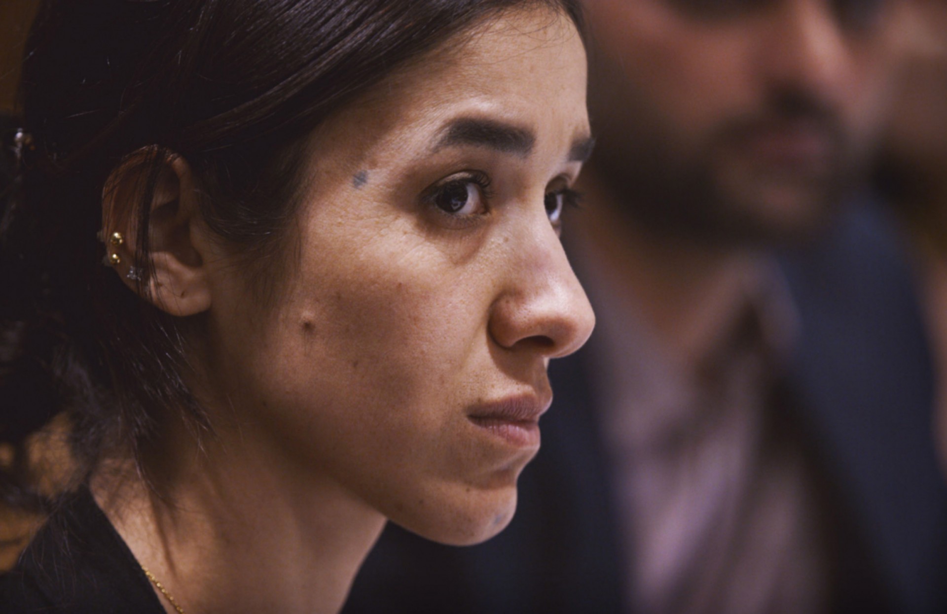 The Nobel Peace Prize committee awarded Nadia Murad „for her efforts to end the use of sexual violence as a weapon of war and armed conflict.“ Still from the film