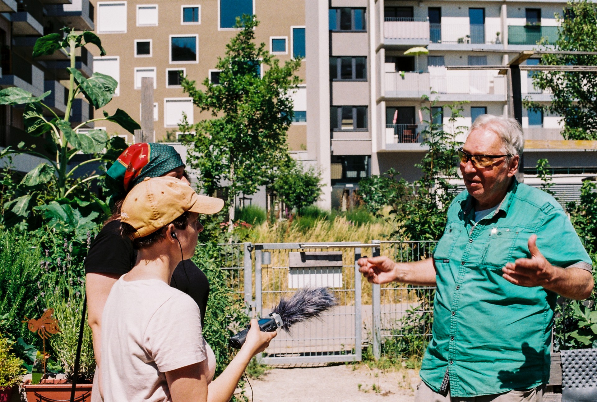 Werner is one of those who participated in establishing this garden from the very beginning.