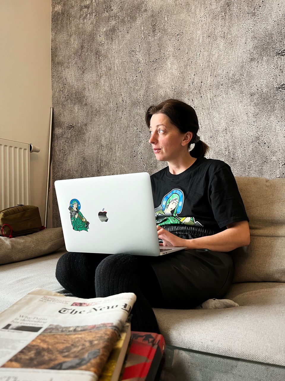 Katerina Sergatskova, editor-in-chief and co-founder of Zaborona.