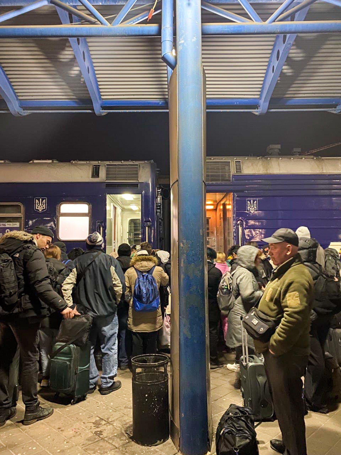 Vlada and her friend made a last-minute decision to head west to Lviv.