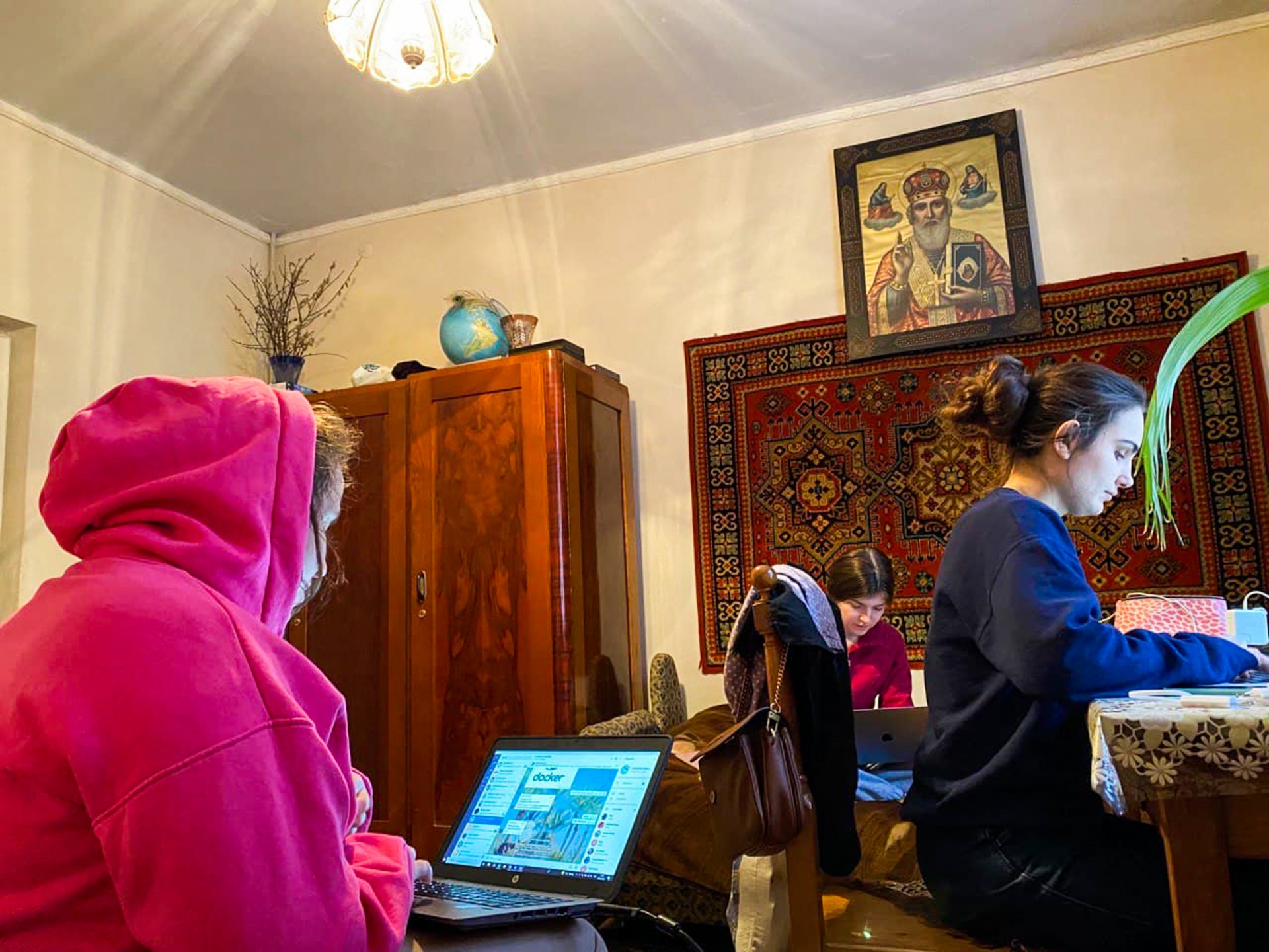 Now Vlada is working to spread the message to the world about the Russian invasion. She and her friends are helping people in need to find necessary information.