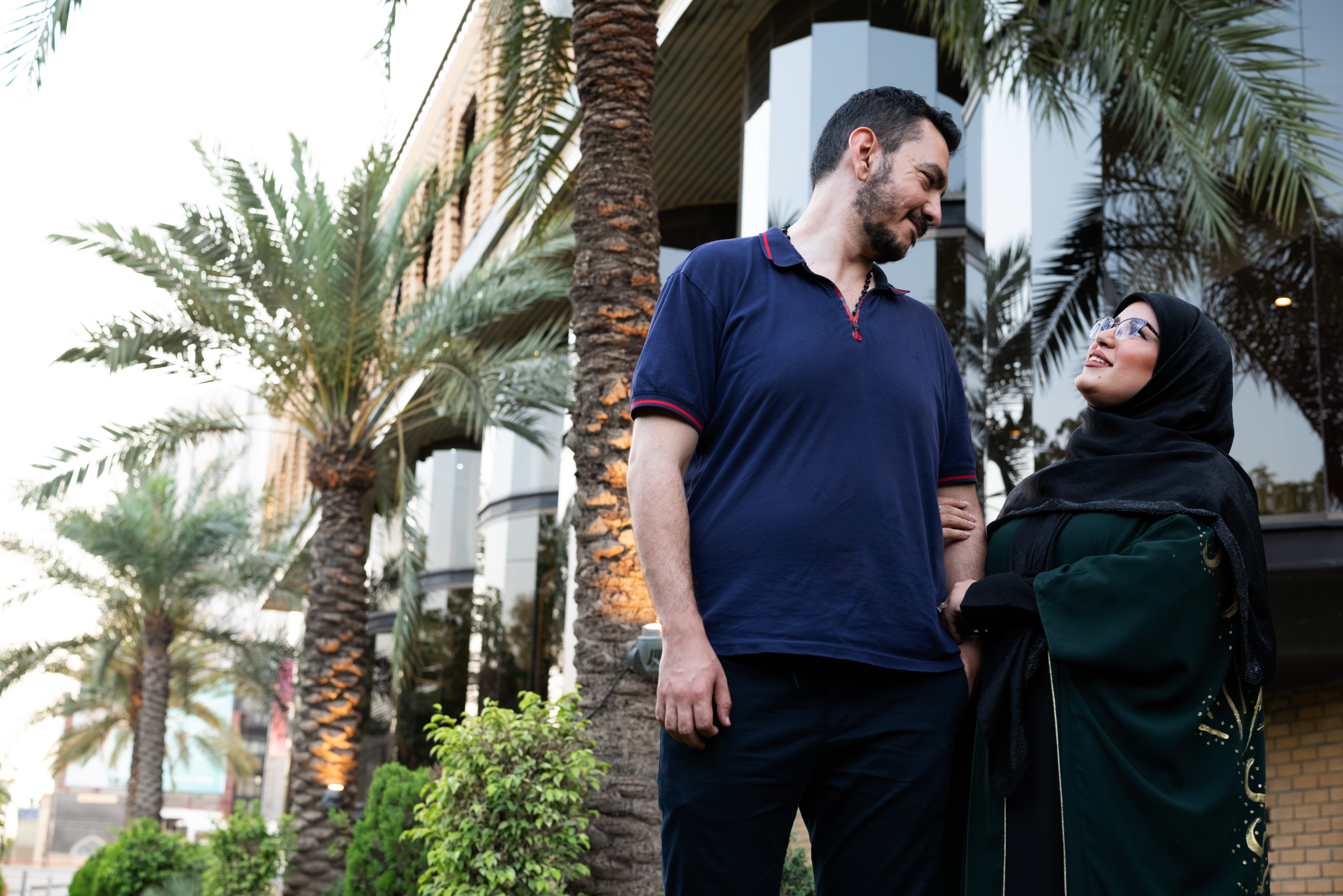 „Nakhla“ bendraįkūrėjas Labeebas Kashifas Al-Getta ir kompanijos direktorė Rawan Al-Zaidy. ©Julija Stankevičiūtė