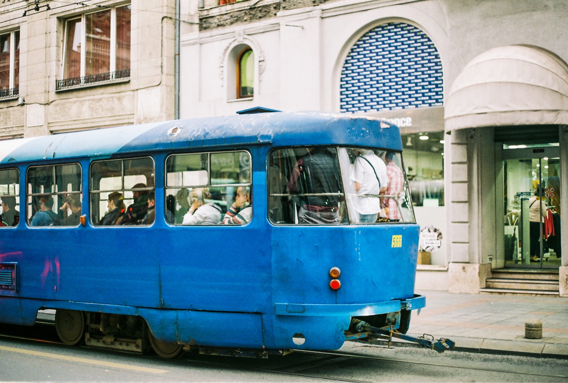 Tramvajus Sarajeve. Bosnija ir Hercogovina, 2019 m. ©Guoda Taraškevičiūtė