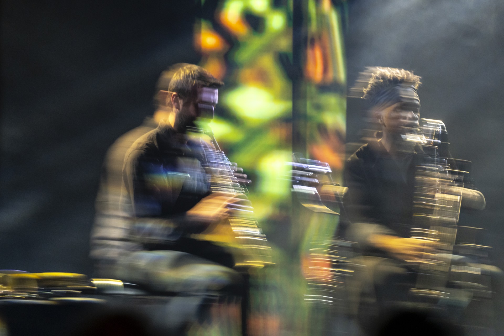 Prancūzų duetas „NoSax NoClar“, vienas daugelio muzikinių siurprizų Talino „Jazzkaar“ festivalyje šį balandį. ©Anneli Ivaste