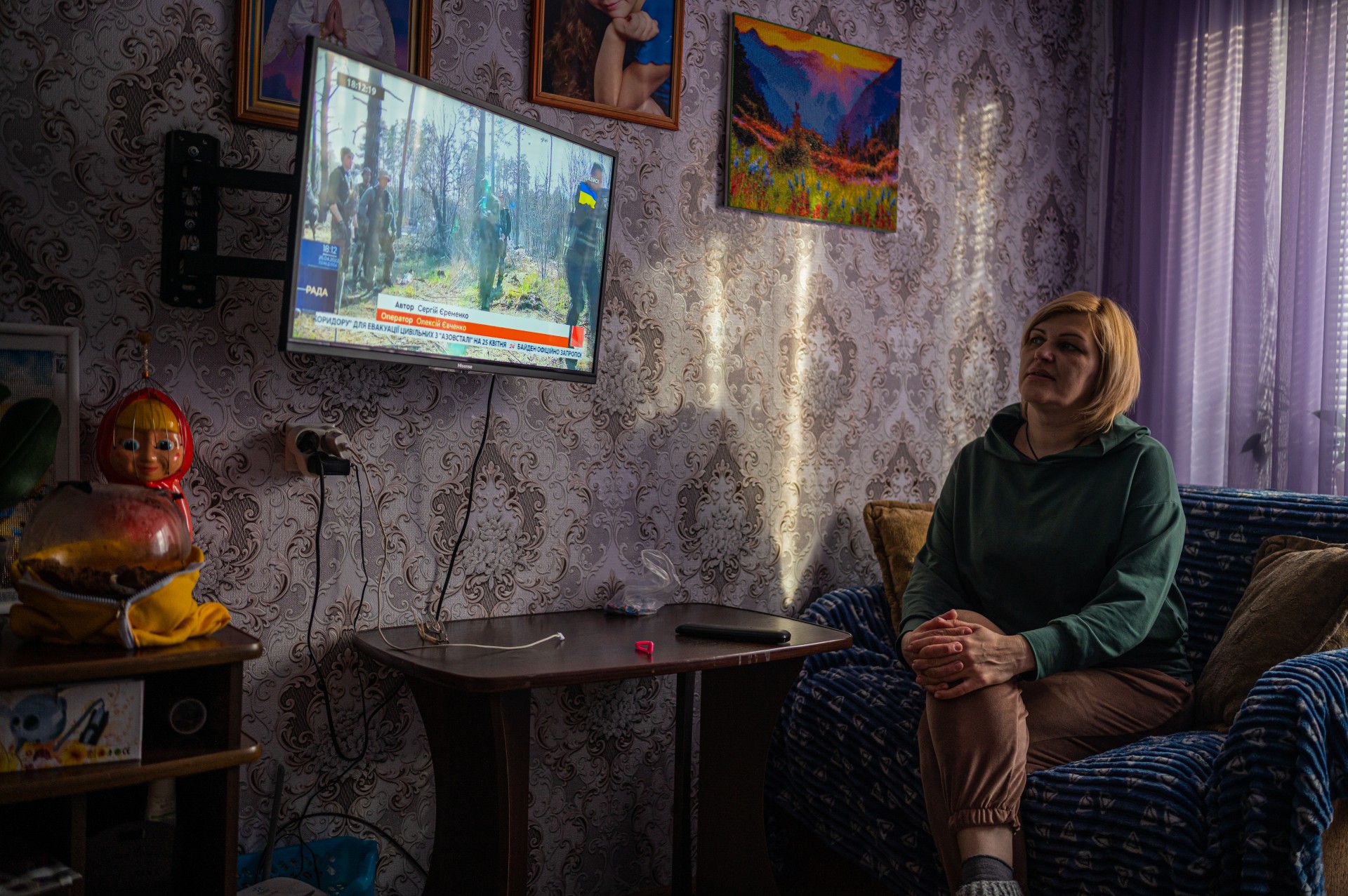 Mama Alena namuose Kyjive ©Denis Vėjas