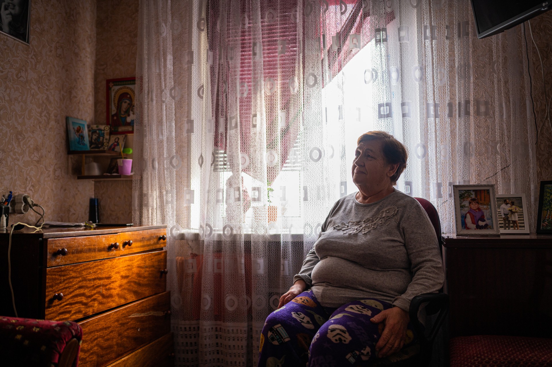 Močiutė Liubov namuose Kyjive ©Denis Vėjas