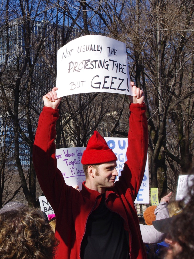 Protestai prieš Donaldą Trumpą Čikagoje, 2017-ųjų sausis