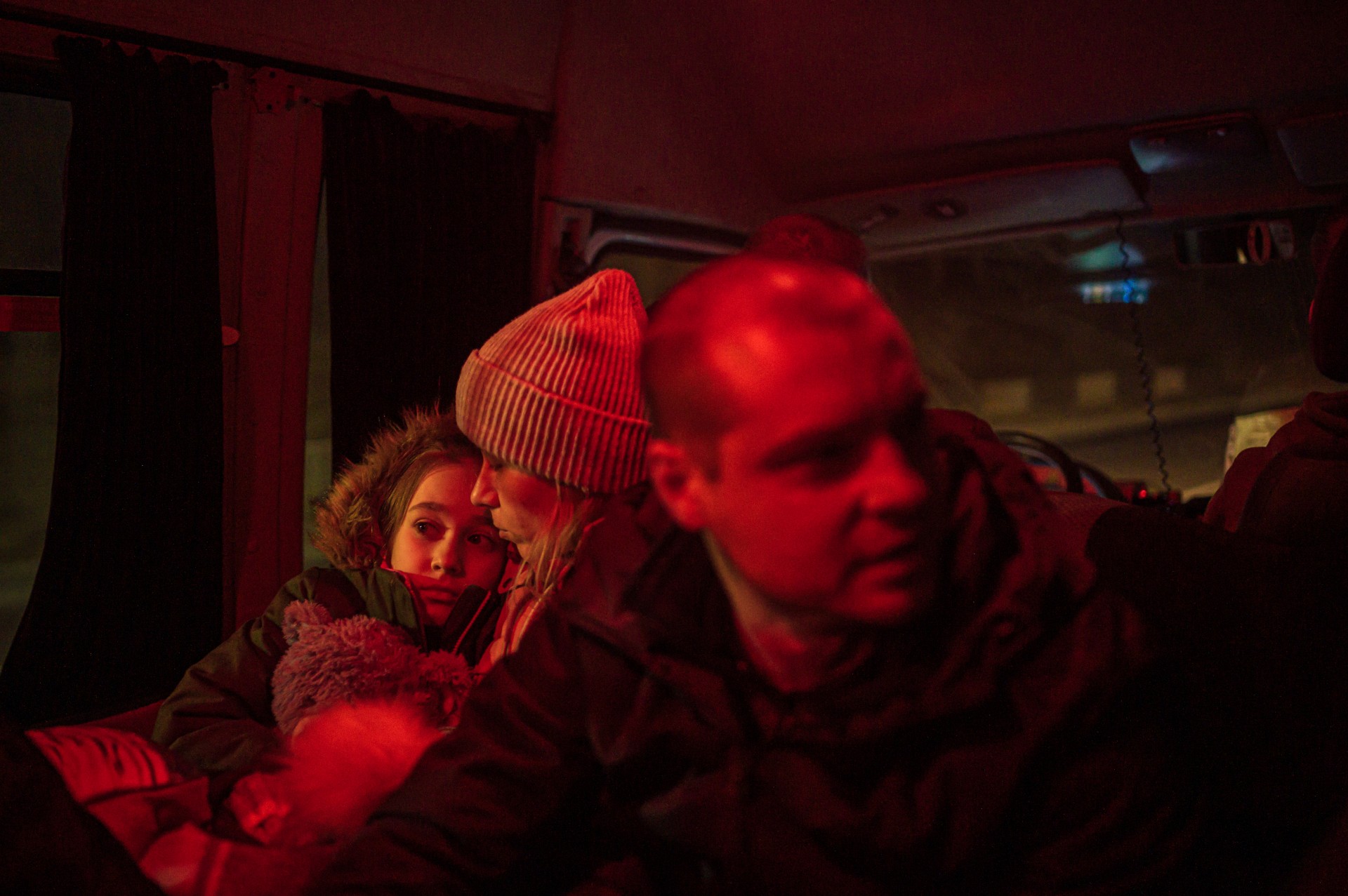 Dmytro su žmona Tania ir dukra Ilona iš Mykolajivo.