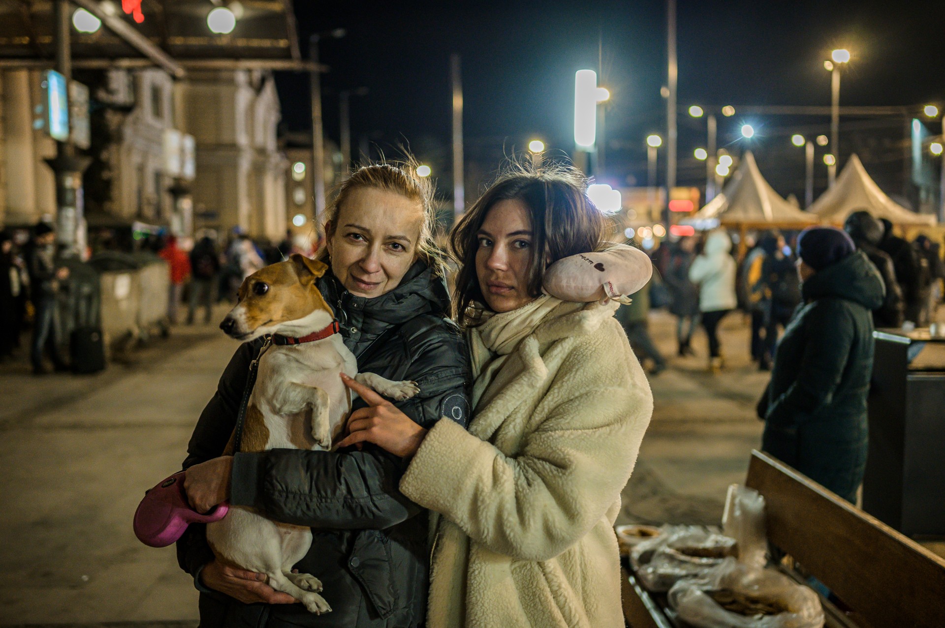 Olena su dukra Veronika iš Kyjivo.