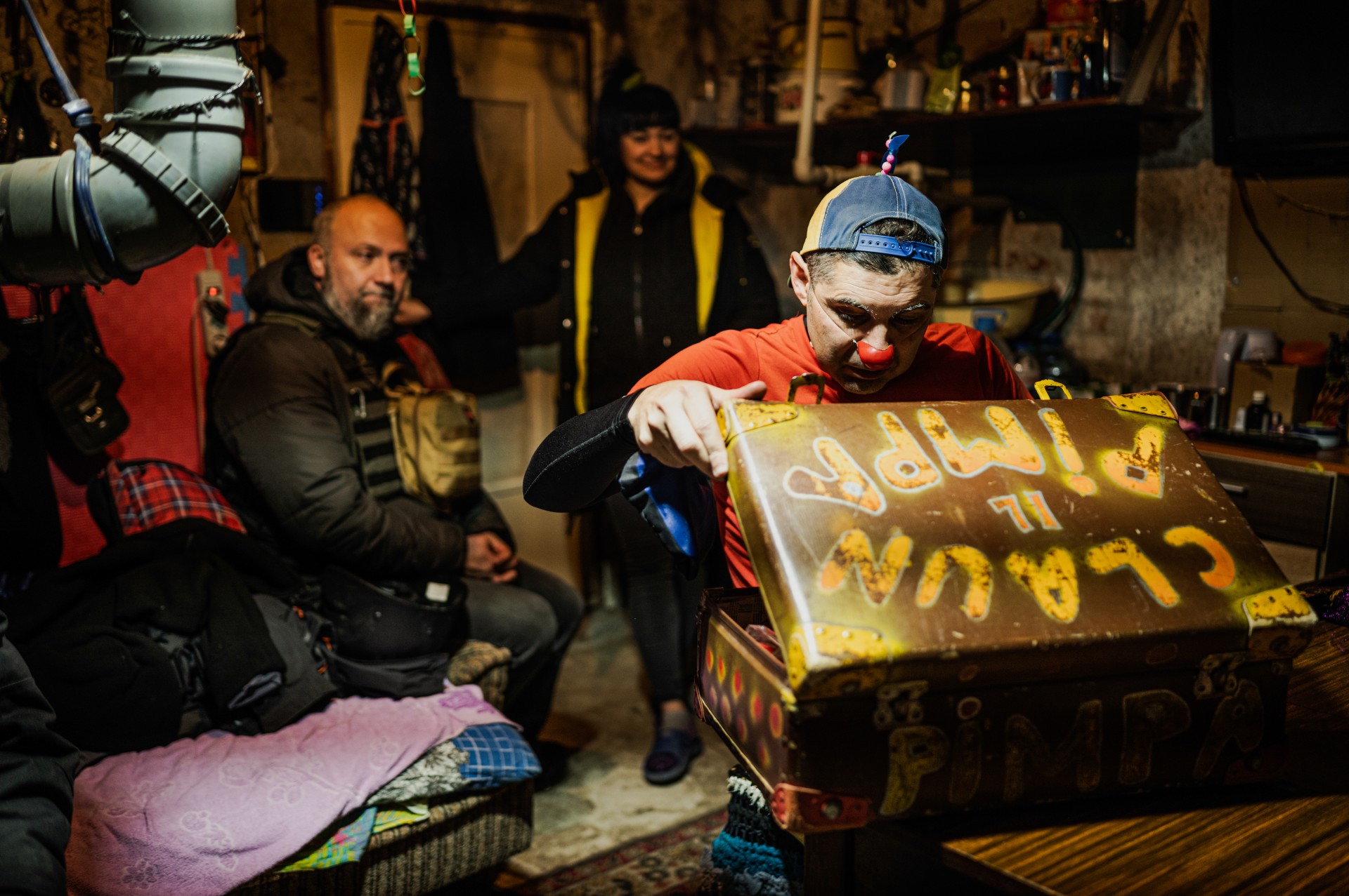Marco pasirodymas rūsyje Časiv Jare. ©Denis Vėjas