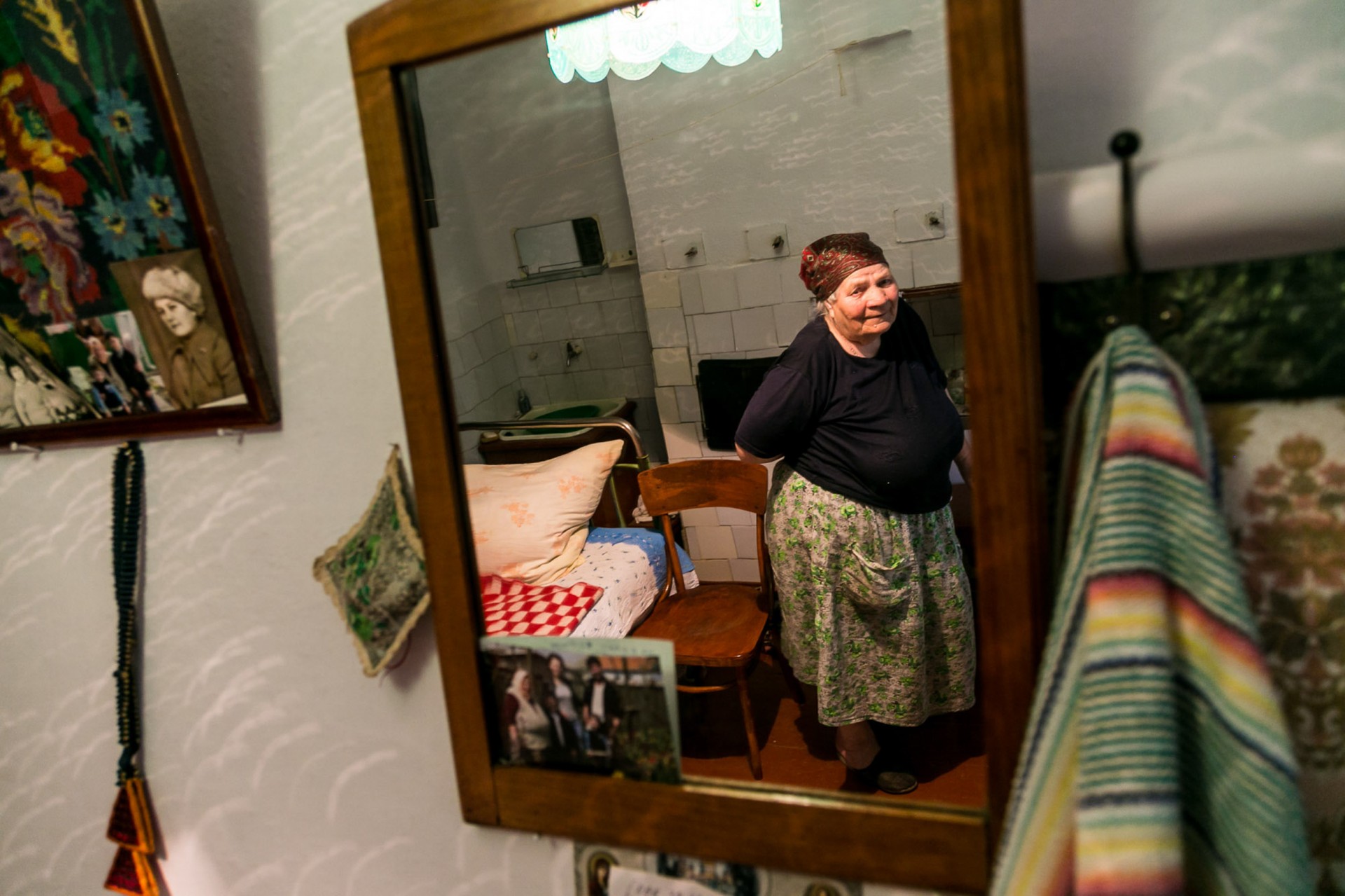 Vylkovės senbuvė 84-erių Olga savo namuose. ©Berta Tilmantaitė