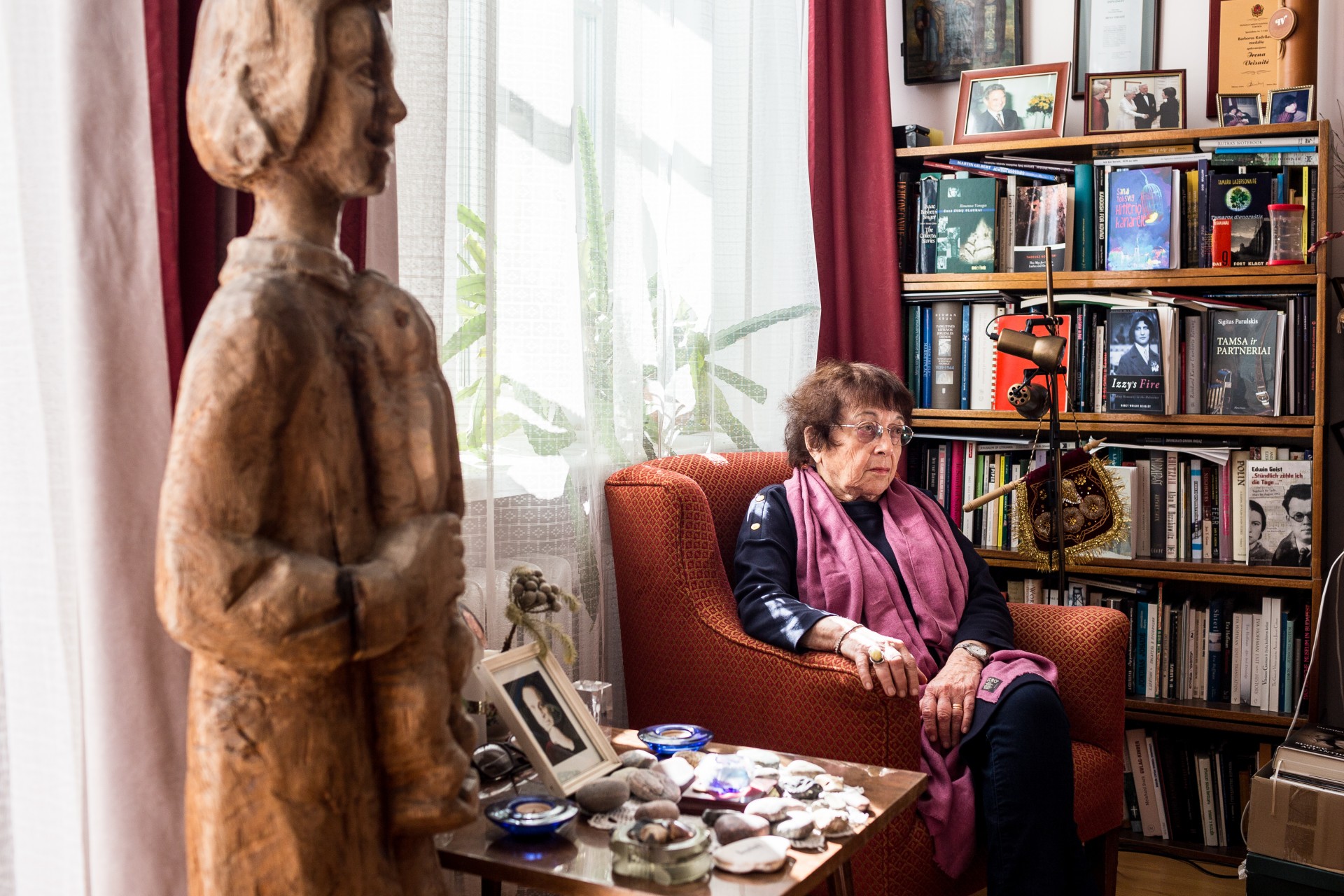 Irena Veisaitė savo namuose Vilniuje. ©Artūras Morozovas