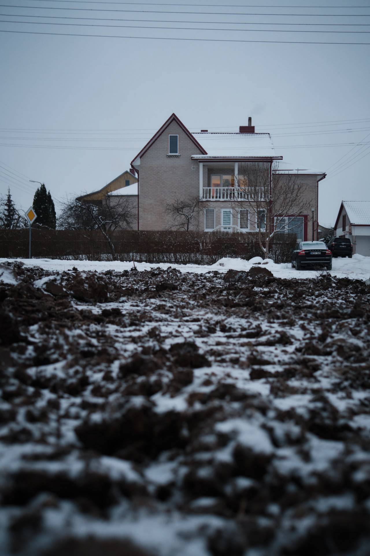 Būsimo bendruomenės parko vieta, šalia – grupinio gyvenimo namai. ©Karolis Pilypas Liutkevičius