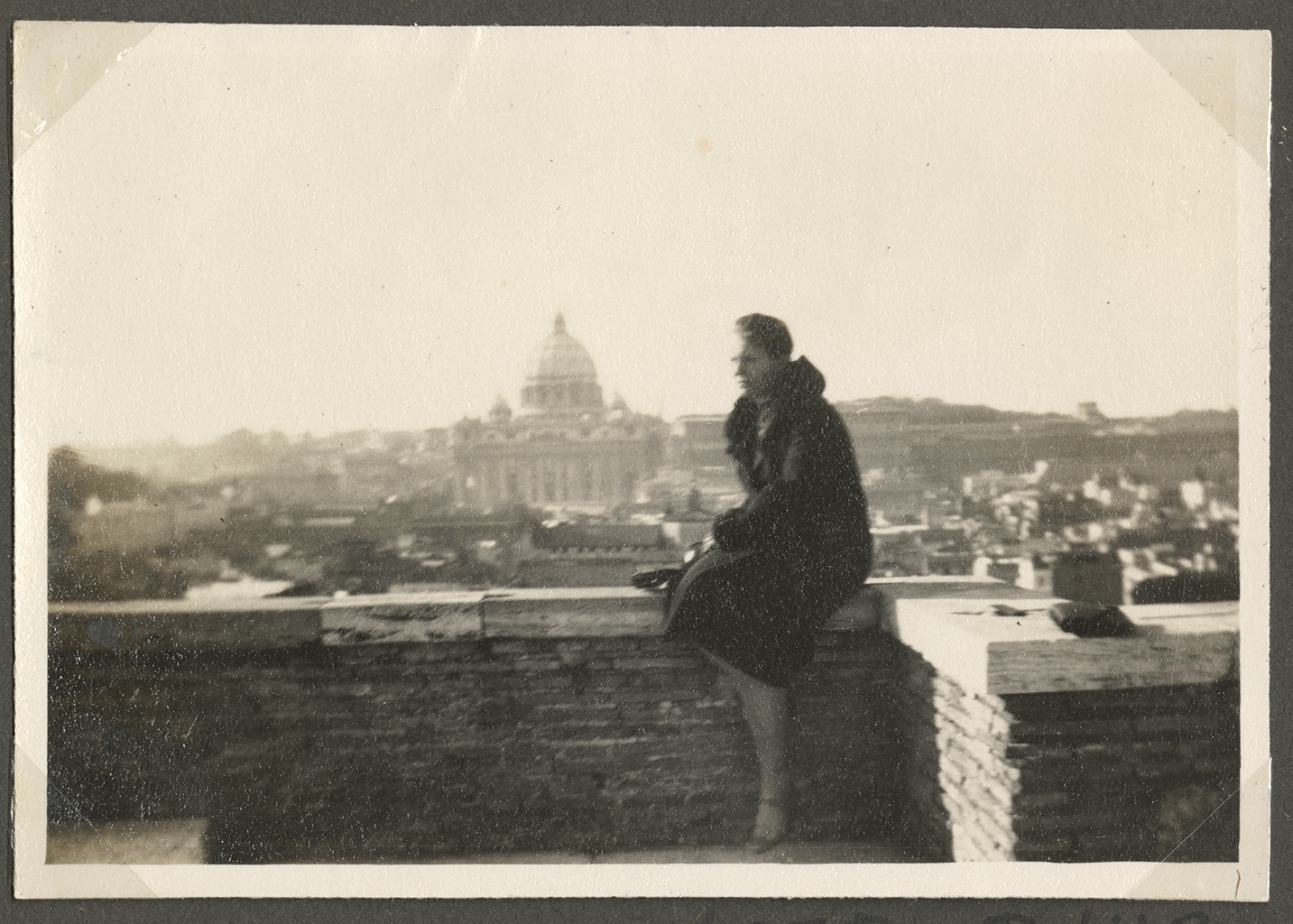 Stasio Lozoraičio žmona Vincenta Matulaitytė-Lozoraitienė 1930 m. Romoje. ©Lietuvos centrinis valstybės archyvas