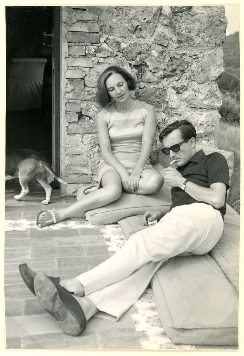 Kazys Lozoraitis su žmona Giovanna Pignatelli-Lozoraitis 1968 m. ©Lietuvos centrinis valstybės archyvas
