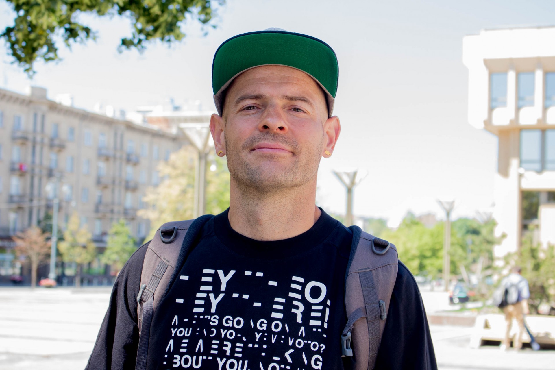 Gediminas Grinius prieš interviu. ©Beatričė Bankauskaitė