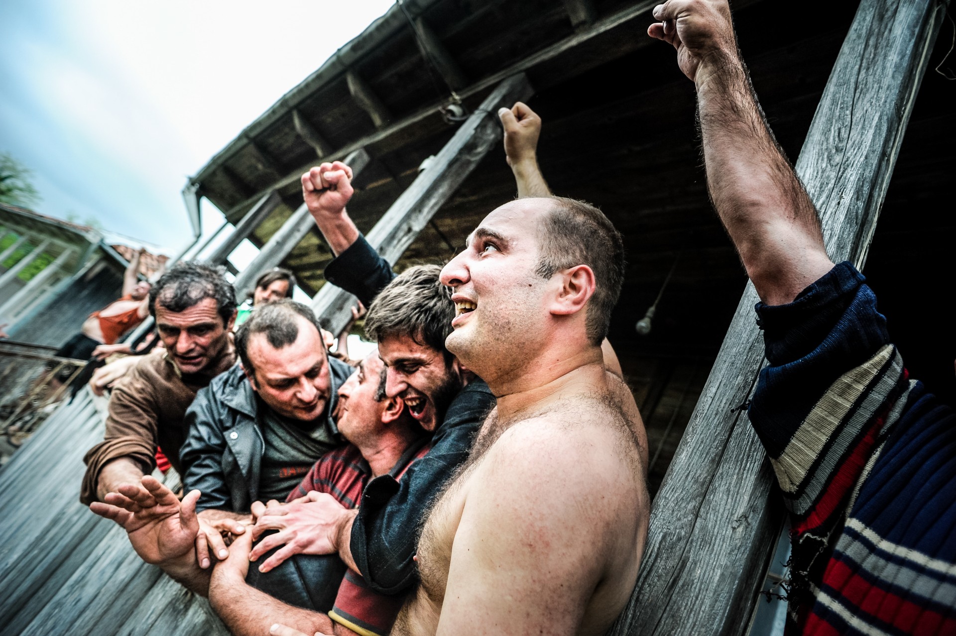 Sakartvelo kaimelyje šv. Velykos sutinkamos Lelo kova