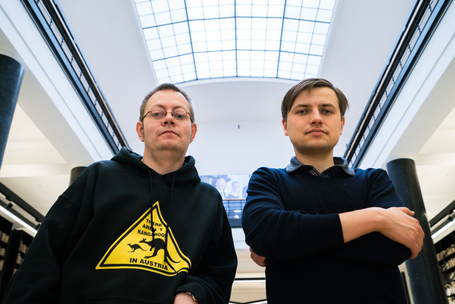 Aleksander Radczenko ir Mariusz Antonowicz, pašnekovai ir vieni lenkų diskusijų klubo vedlių. ©Mindaugas Drigotas