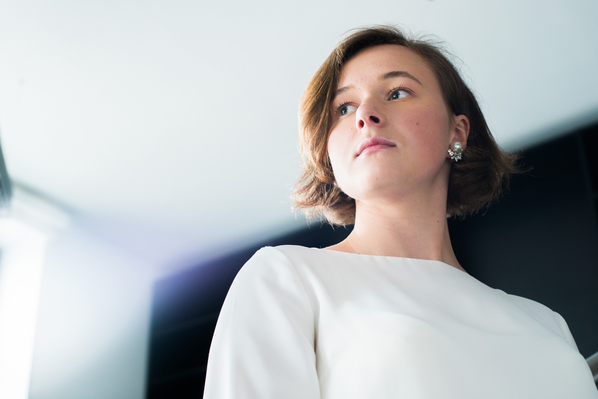 Lenkų mokyklos Vilniuje moksleivė Dorota Sokolovska dalyvaujanti nevyriausybinių organizacijų „Žinau ką renku“ ir „Baltosios pirštinės“ veiklose. ©Mindaugas Drigotas
