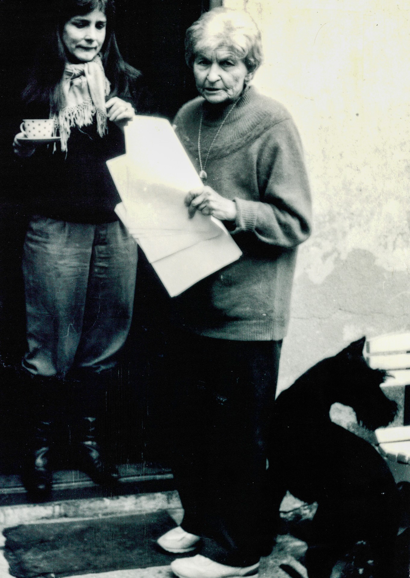Marija Gimbutienė su Joana Marler, 1983 m. ©A. Tarvydas