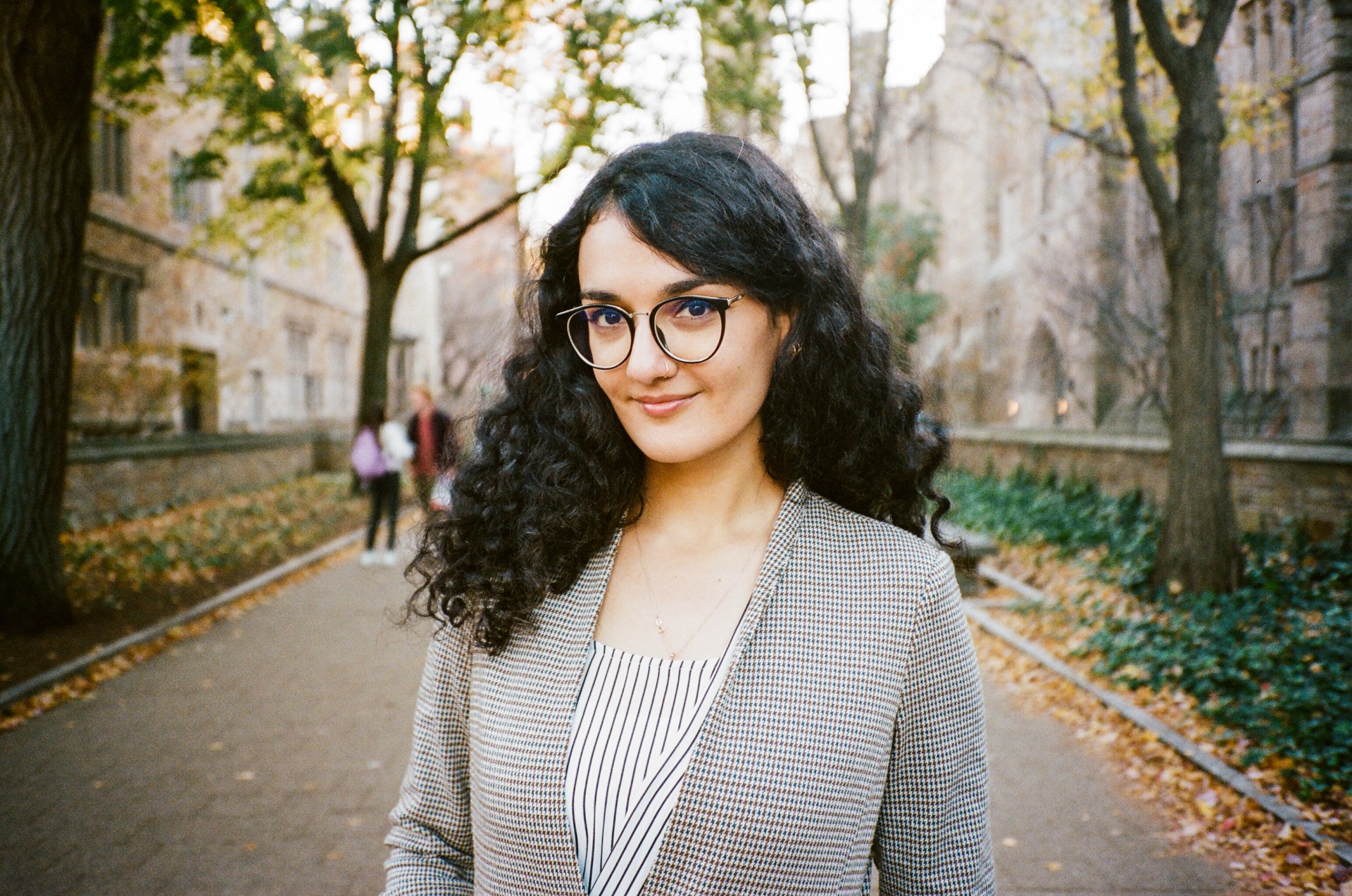 Mokslininkė Marija Verner Yale'io universitete New Haven'e, JAV. 2022-ųjų lapkritis ©Karolis Vyšniauskas