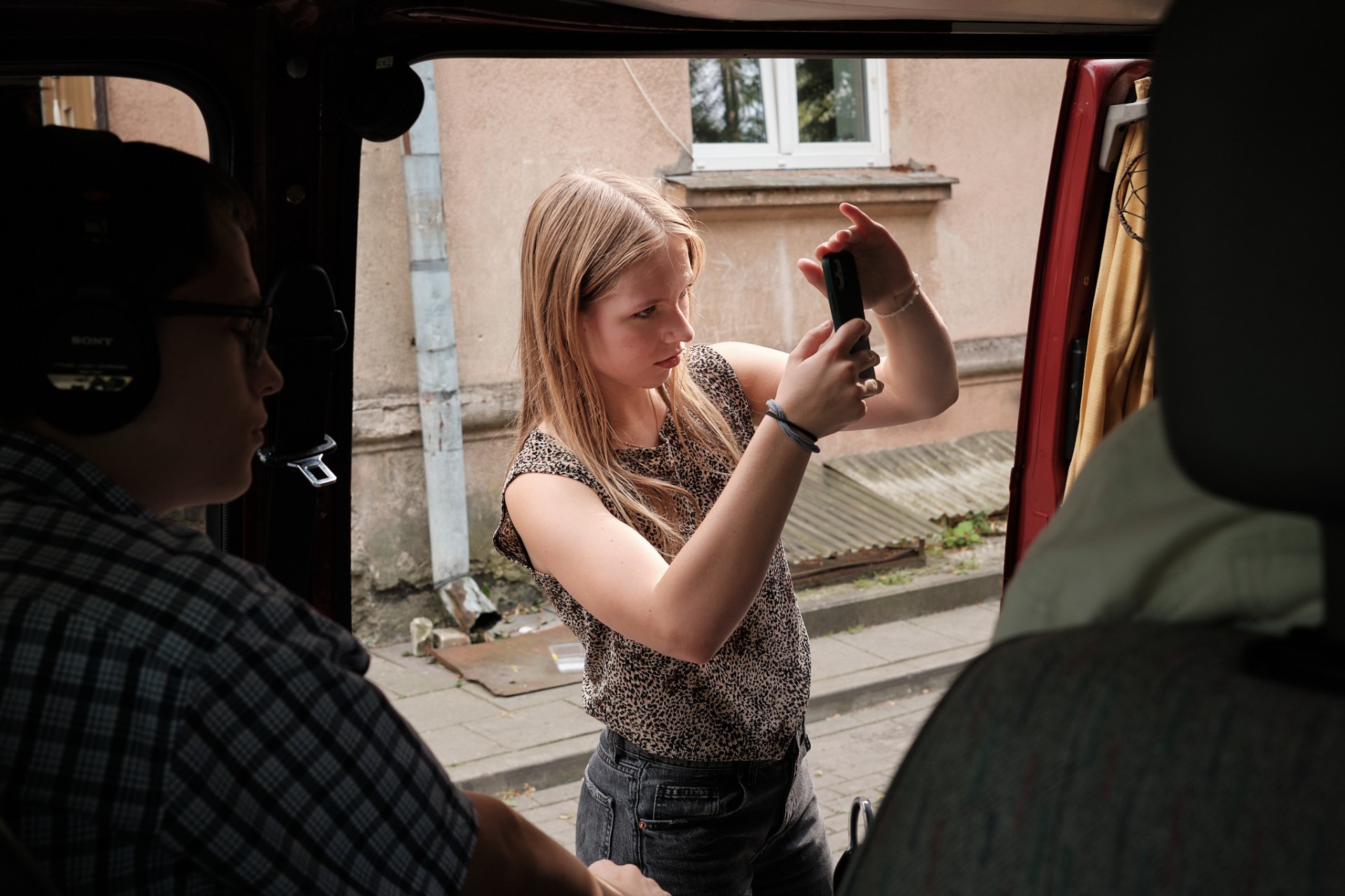 Viena iš epizodo autorių, moksleivė Gerda Prusevičiūtė. ©Karolis Pilypas Liutkevičius