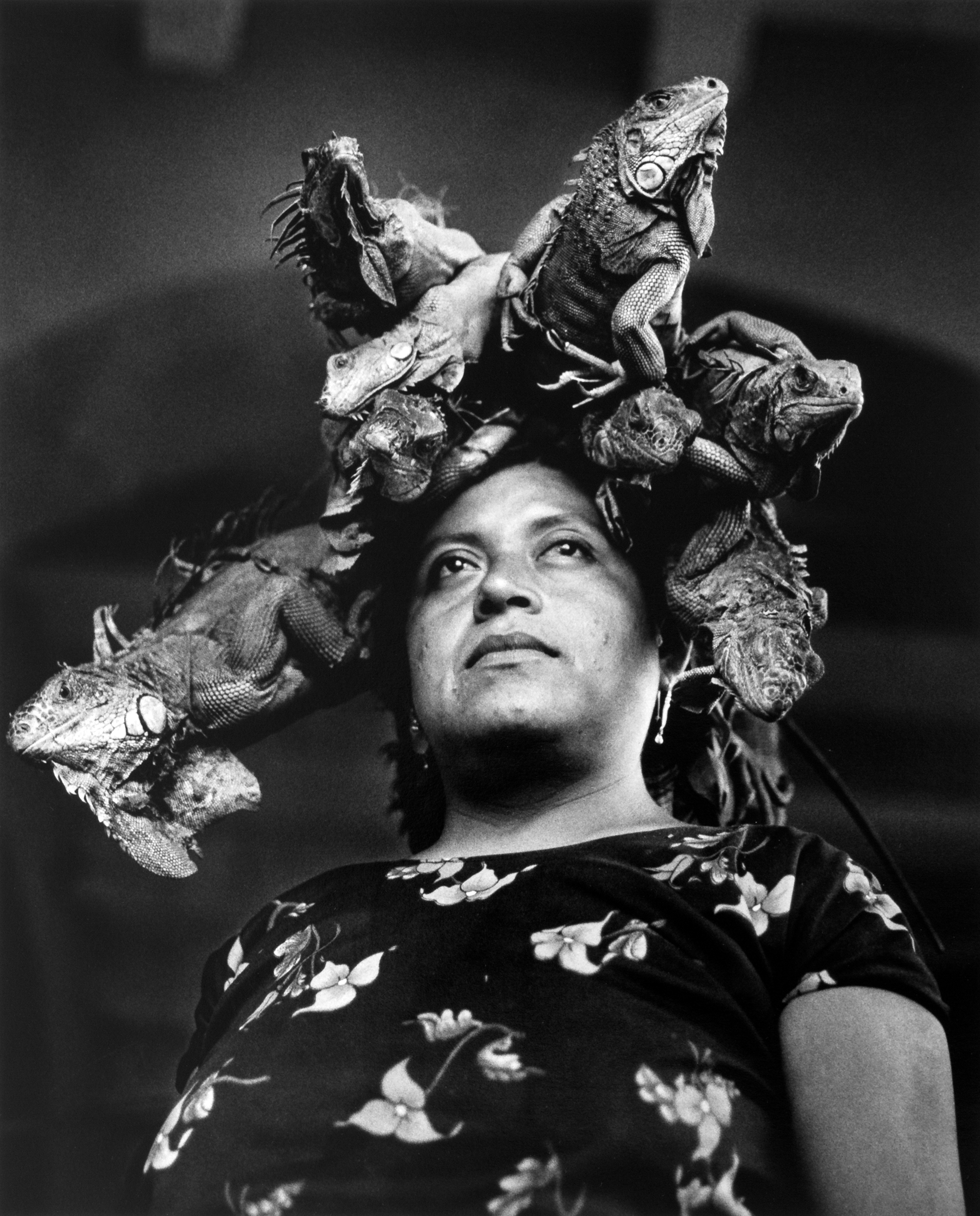 Nuestra Señora de las Iguanas. Juchitán, Oaxaca, México, 1979 m.
©Graciela Iturbide