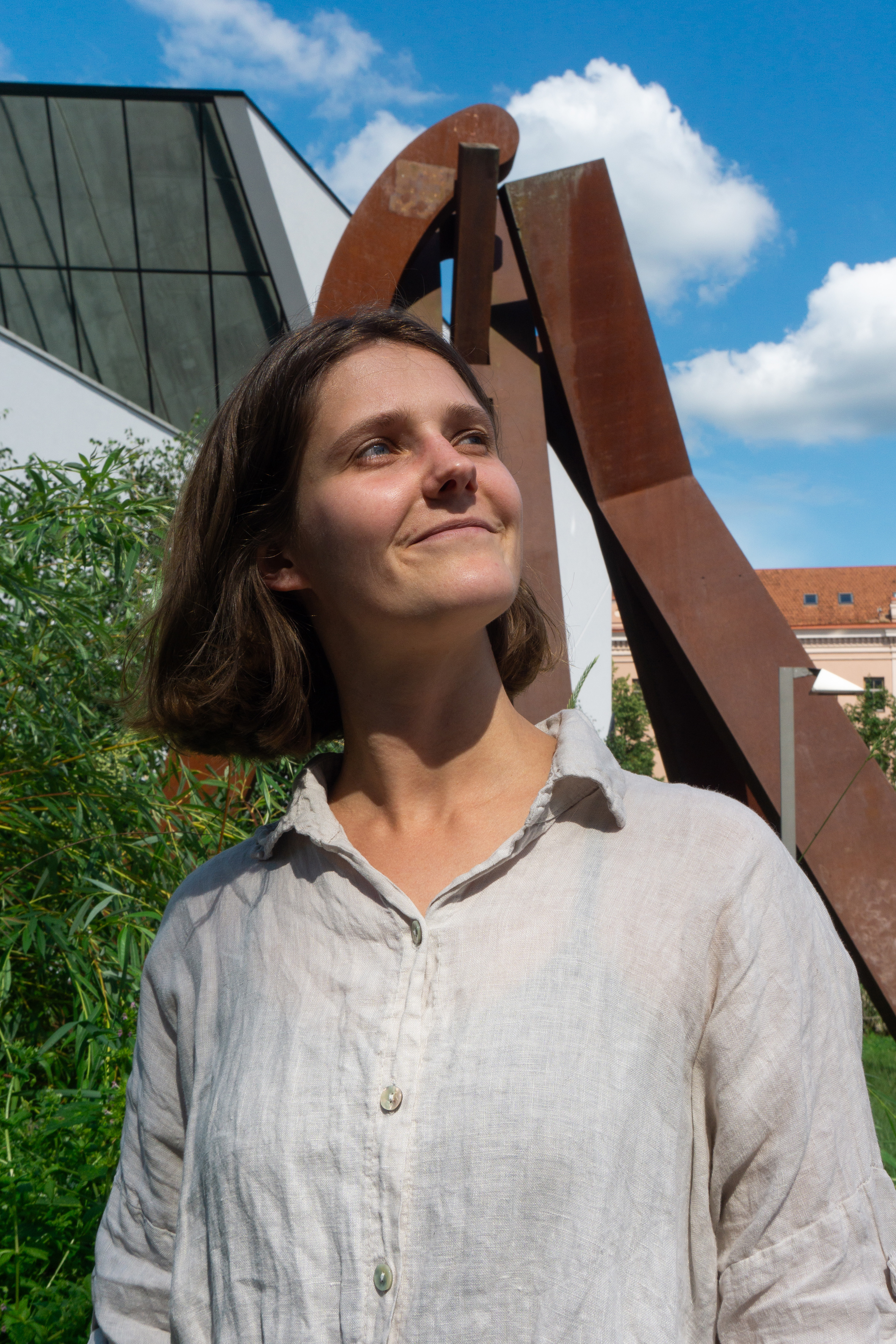 Bitininkė ir Vilniaus universiteto edukologijos doktorantė Aušrinė Raudoniūtė. ©Nojus Setkauskas