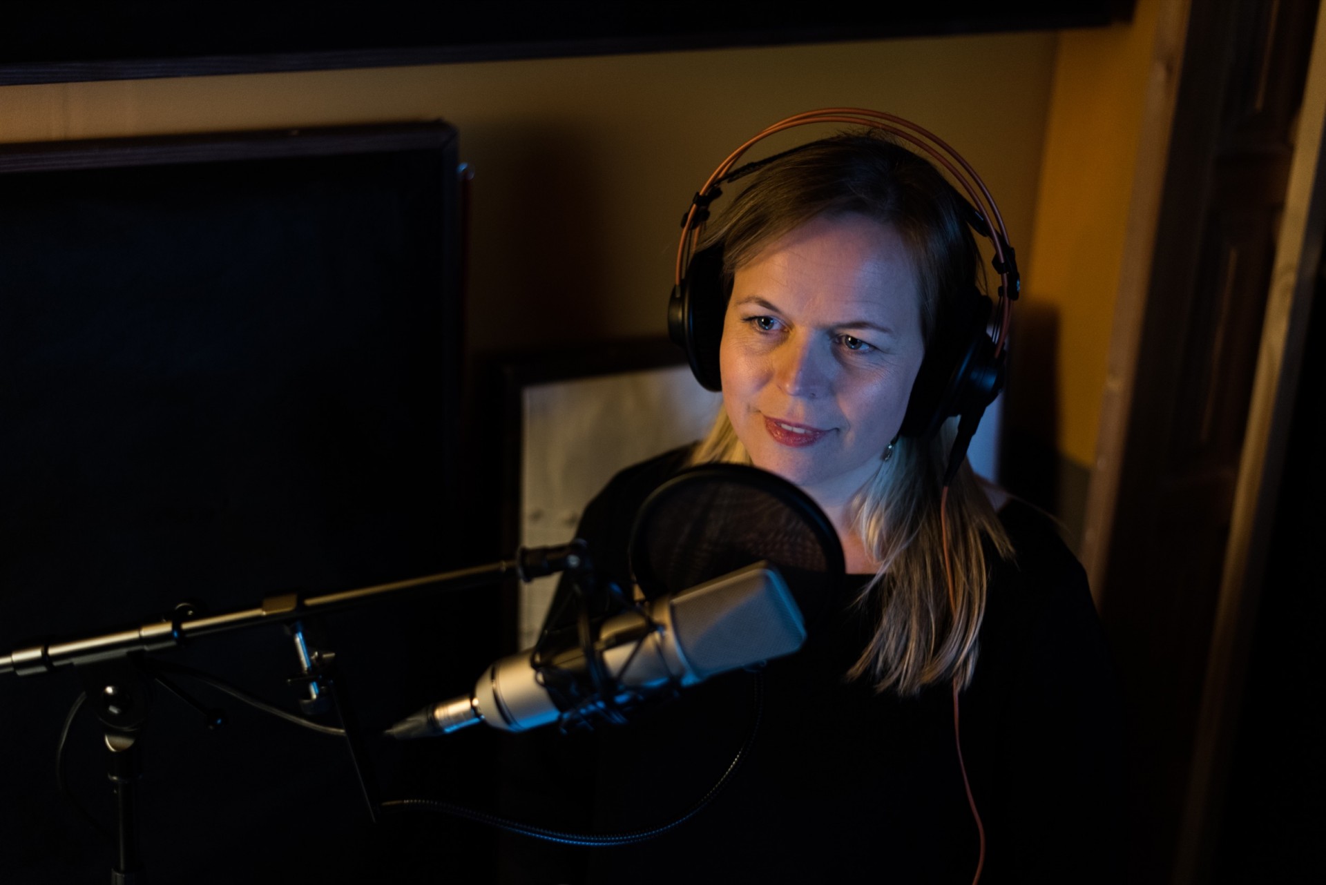 Milda Dargužaitė interviu metu. ©Berta Tilmantaitė